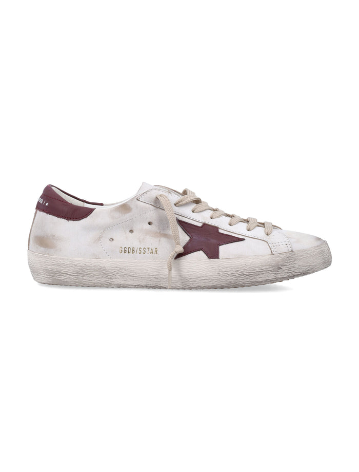 Golden Goose Super-Star sneakers white and red Upper