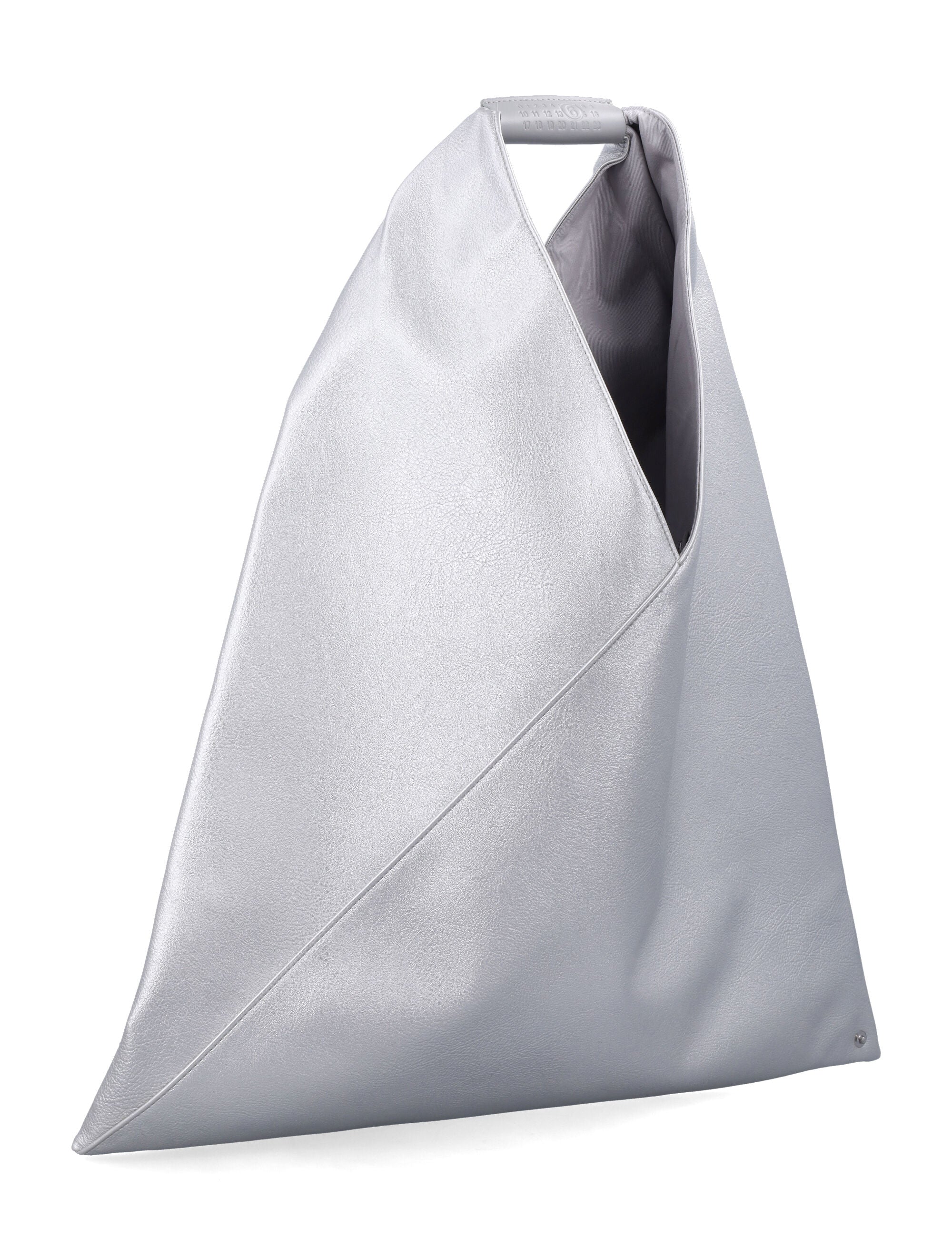 MM6 Maison Margiela Japanese leather-effect bag Silver Polyurethane Lining Tote