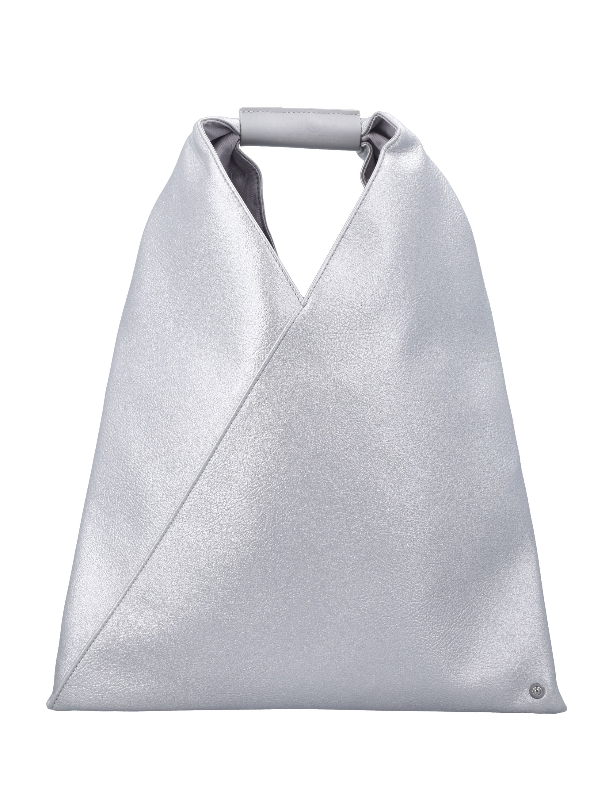 MM6 Maison Margiela Japanese Classic small bag Silver Polyurethane Lining Tote