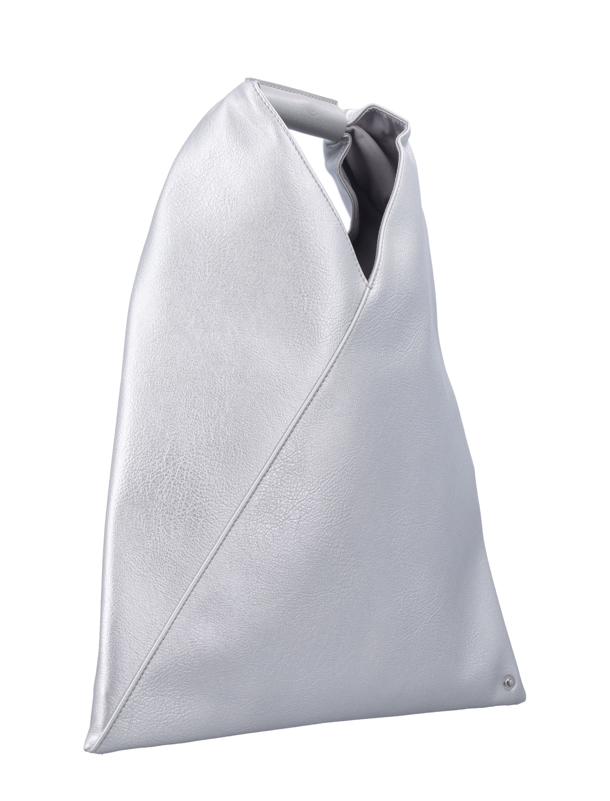 MM6 Maison Margiela Japanese Classic small bag Silver Polyurethane Lining Tote