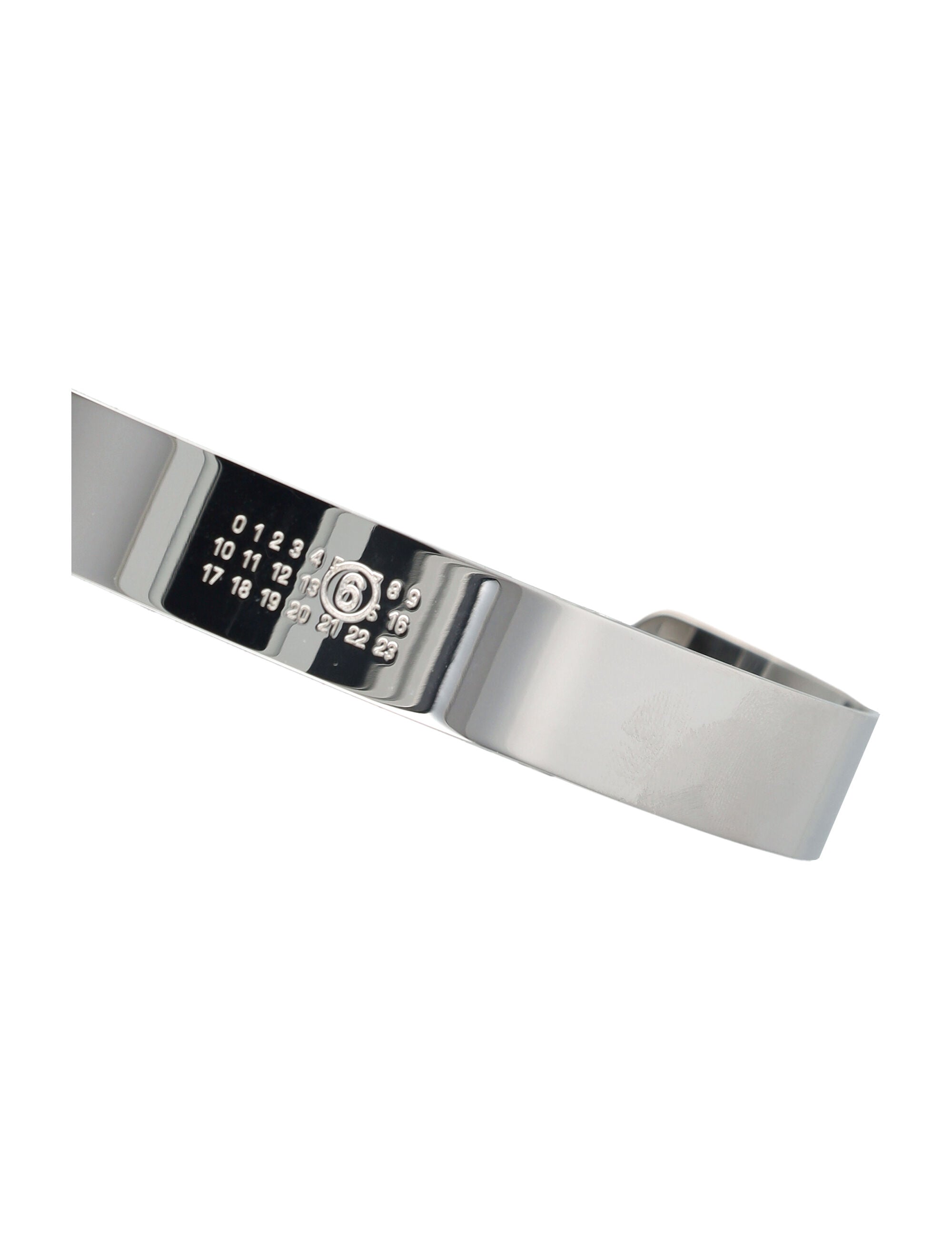 MM6 Maison Margiela logo choker Silver Brass Necklace