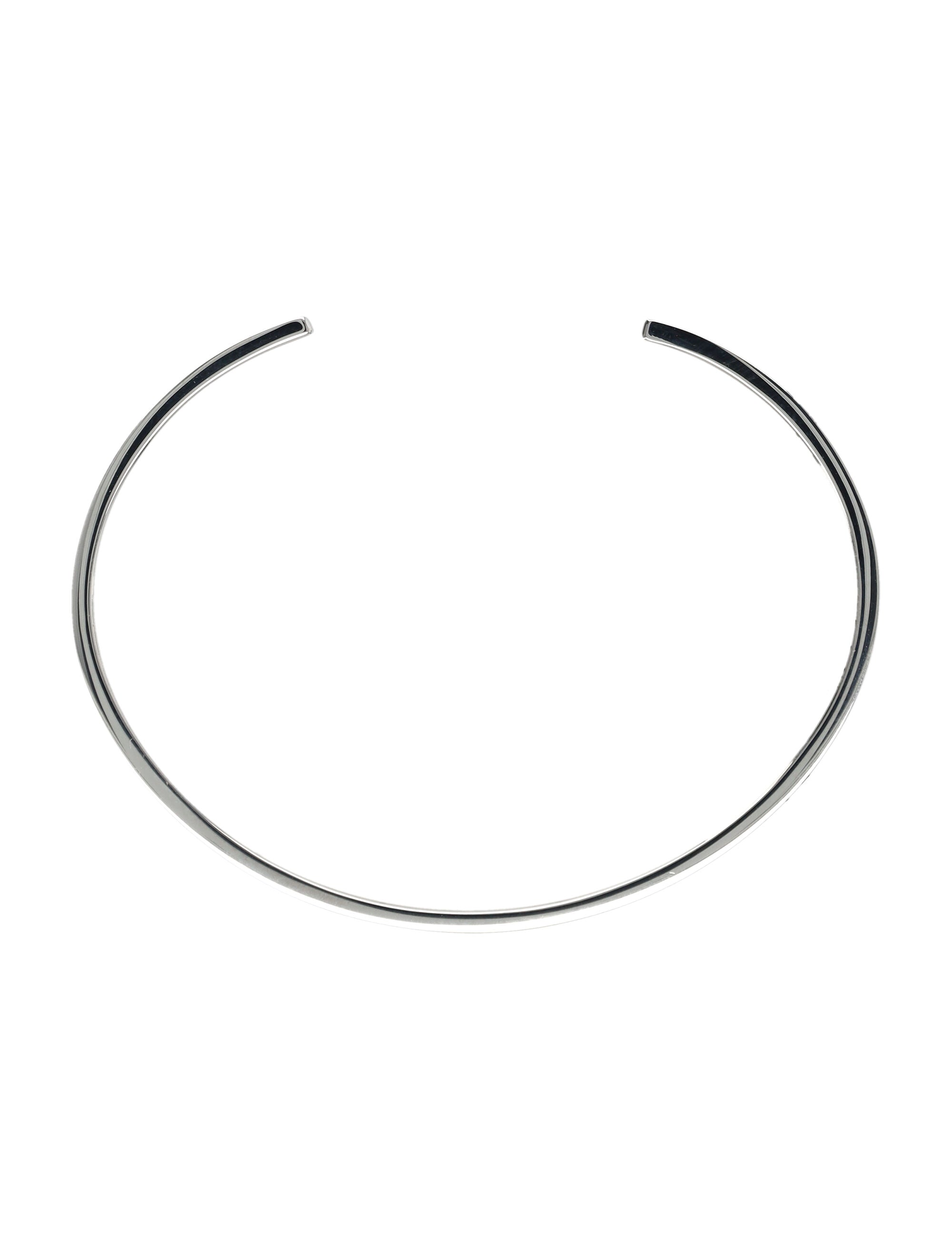 MM6 silver numeric cuff bracelet Brass