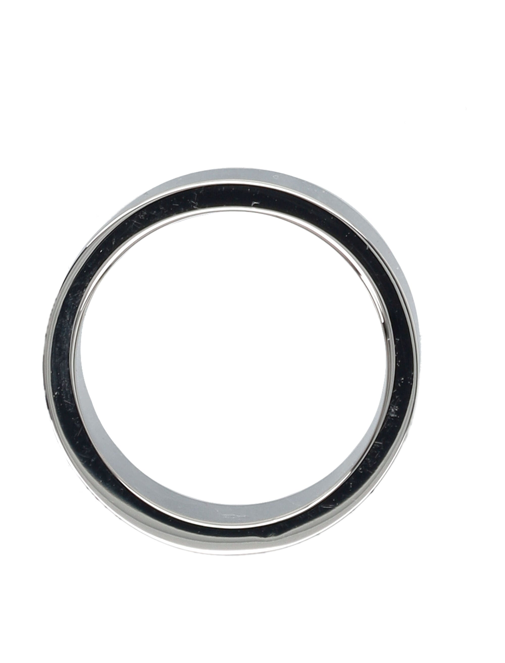 MM6 Numeric wide ring Silver Brass
