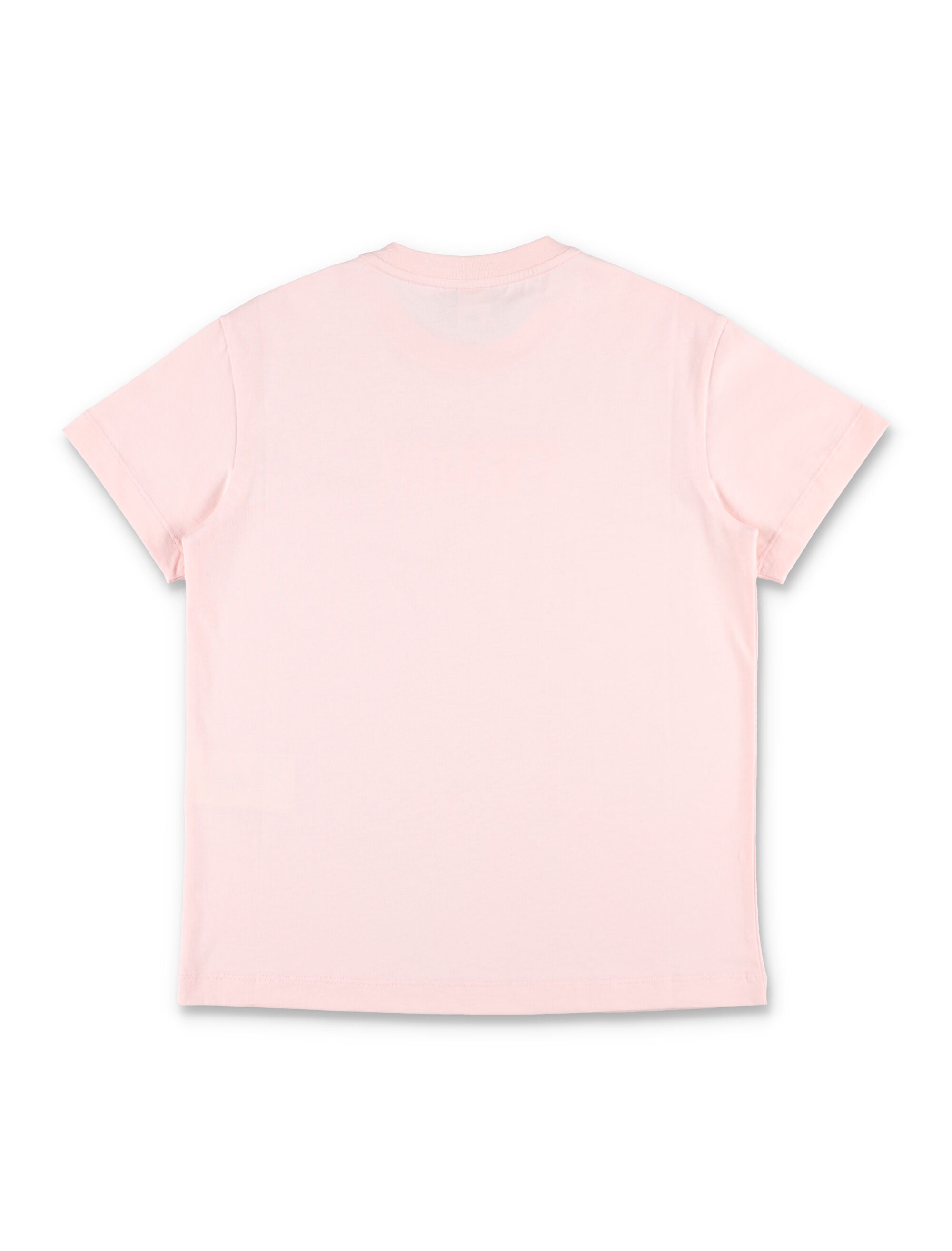 Fendi Kids Cotton T-Shirt With Embossed Logo For Rosa Peony Tshirt