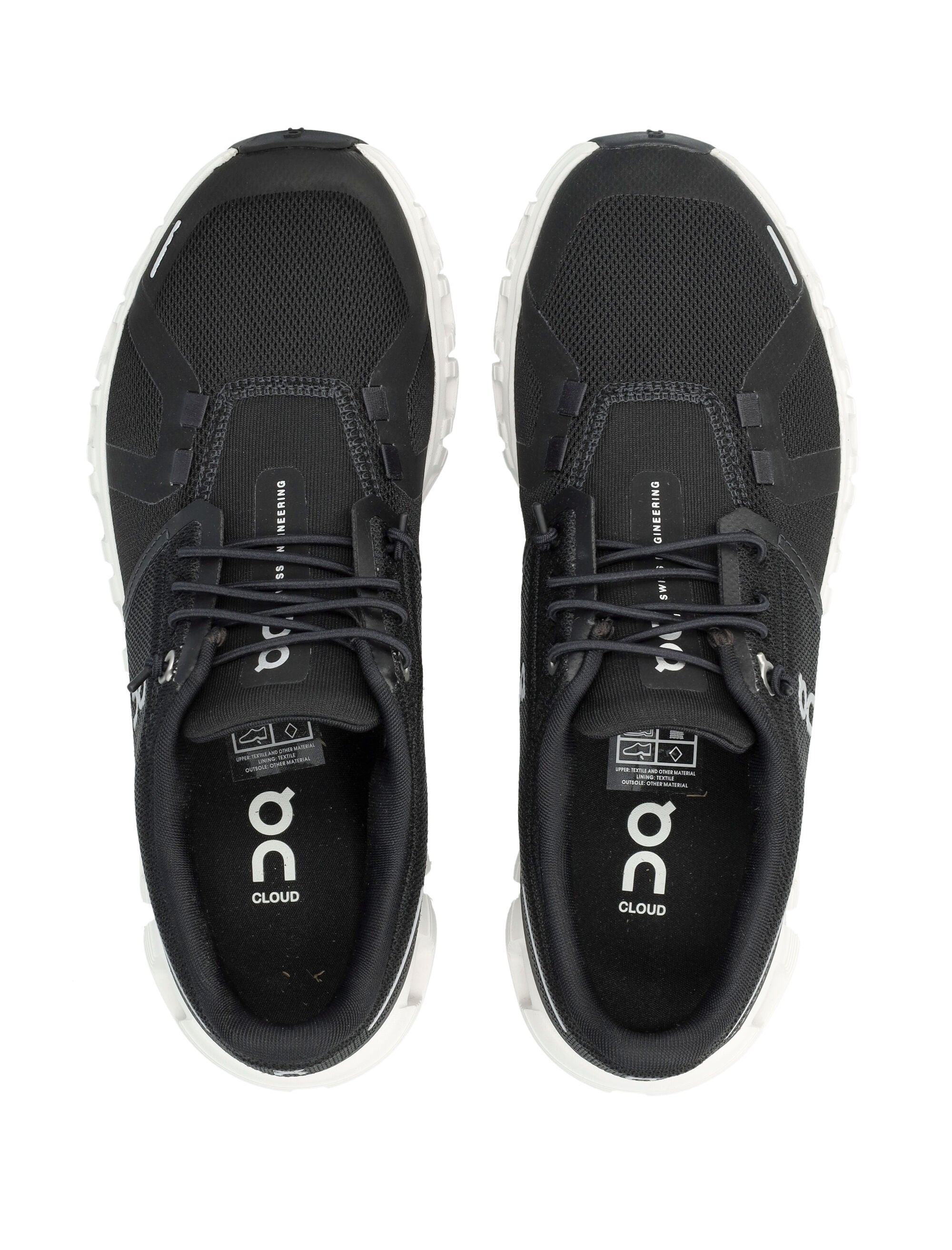 On Running Cloud 6 womans sneakers - Black White Upper