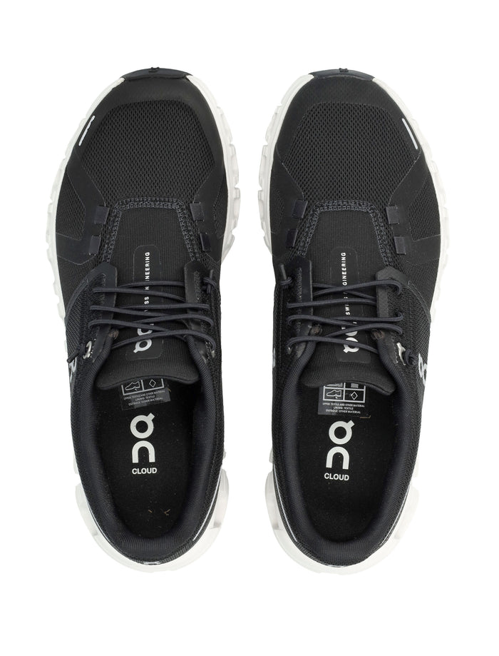 On Running Cloud 6 Womans Sneakers - Black White Upper