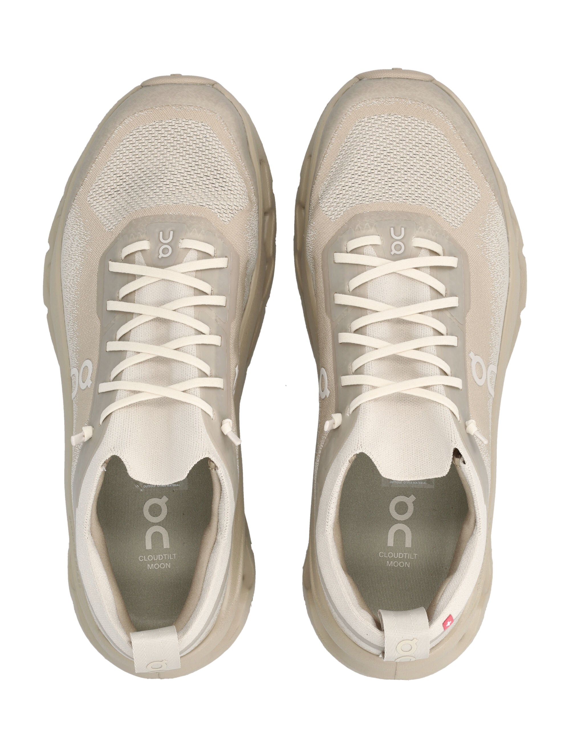 On Cloudtilt Moon Sneakers - Beige Winter Kasha Upper