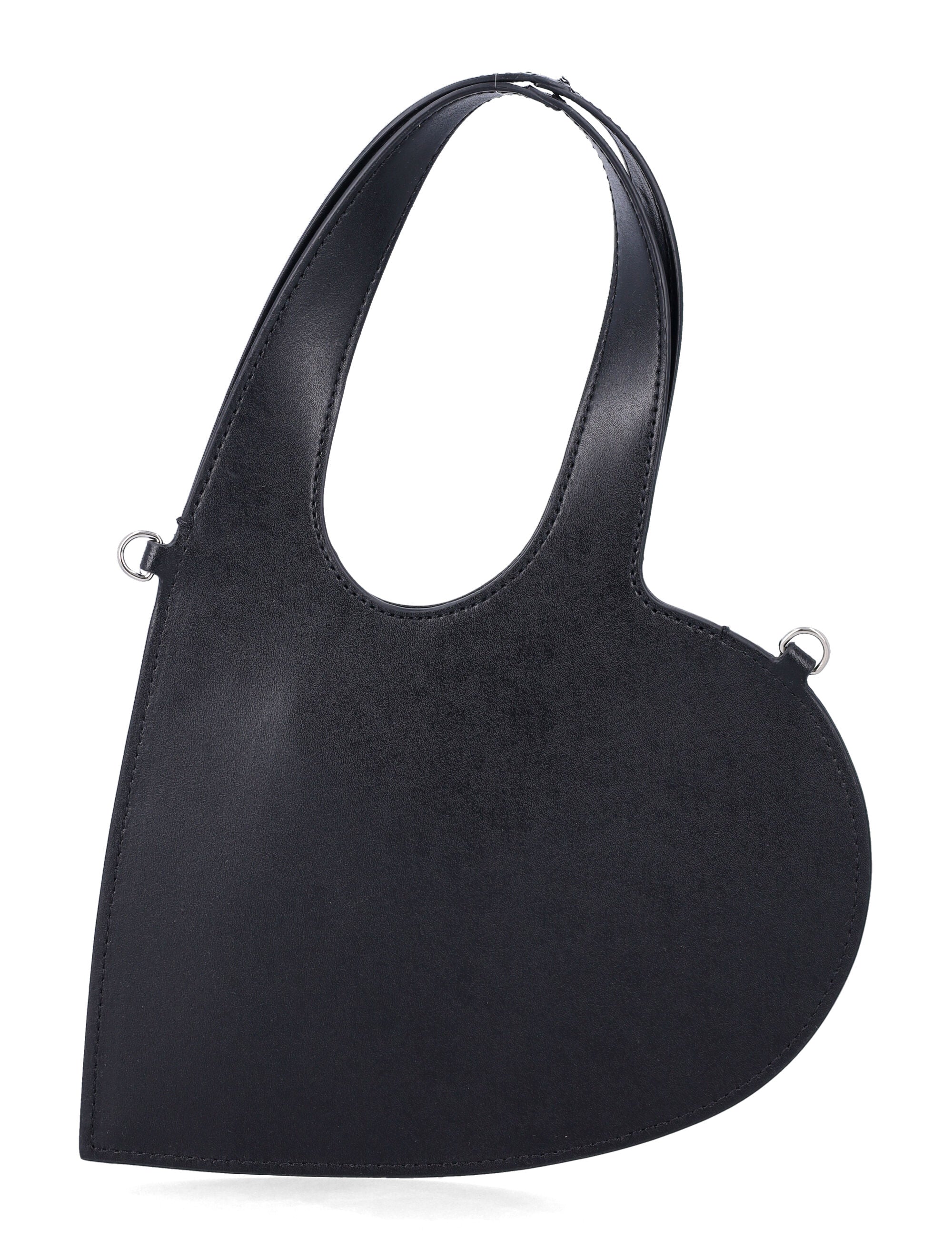 Coperni Mini Heart tote bag Black Calf Leather Shoulder