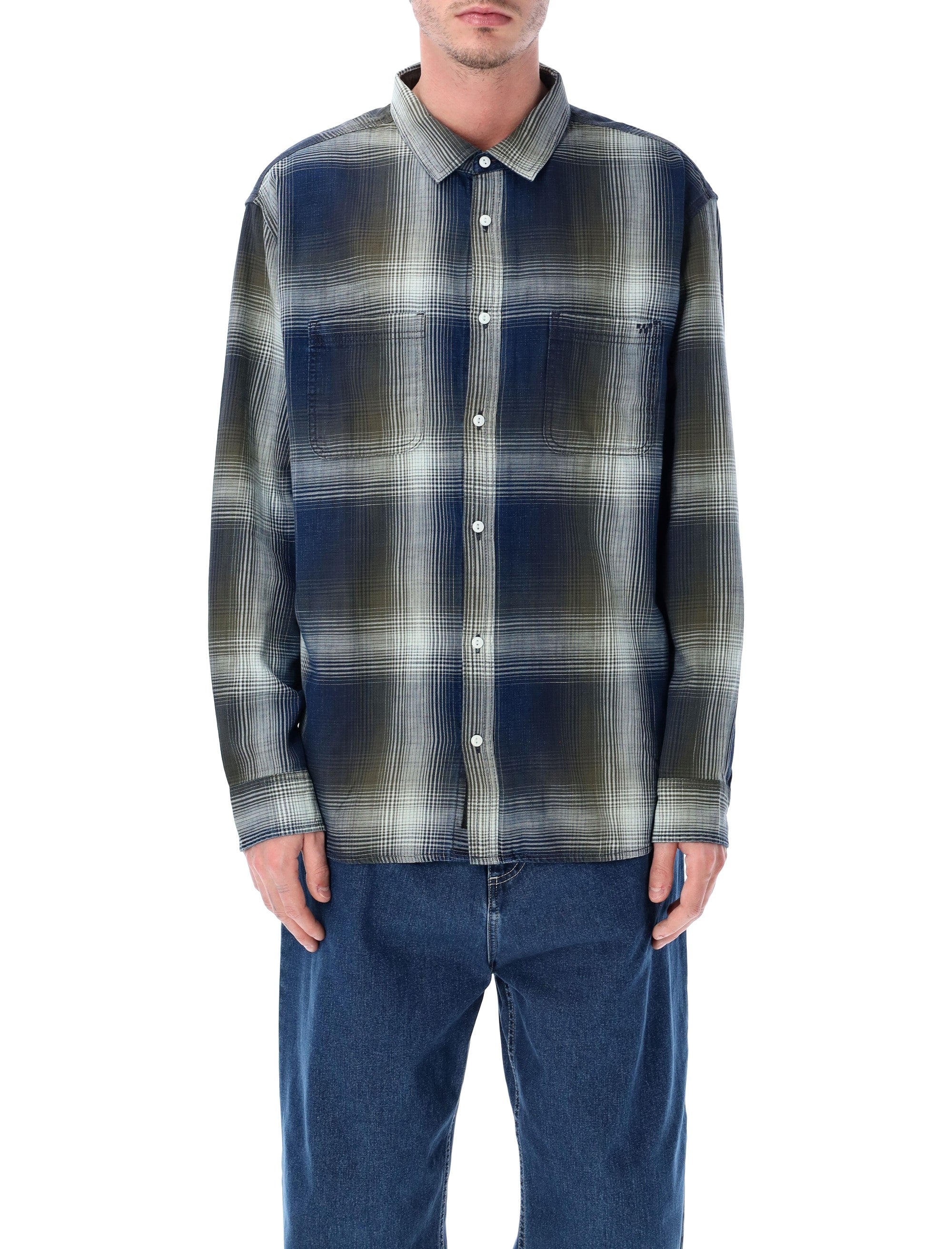 Vans check shirt Mossy Olive Cotton