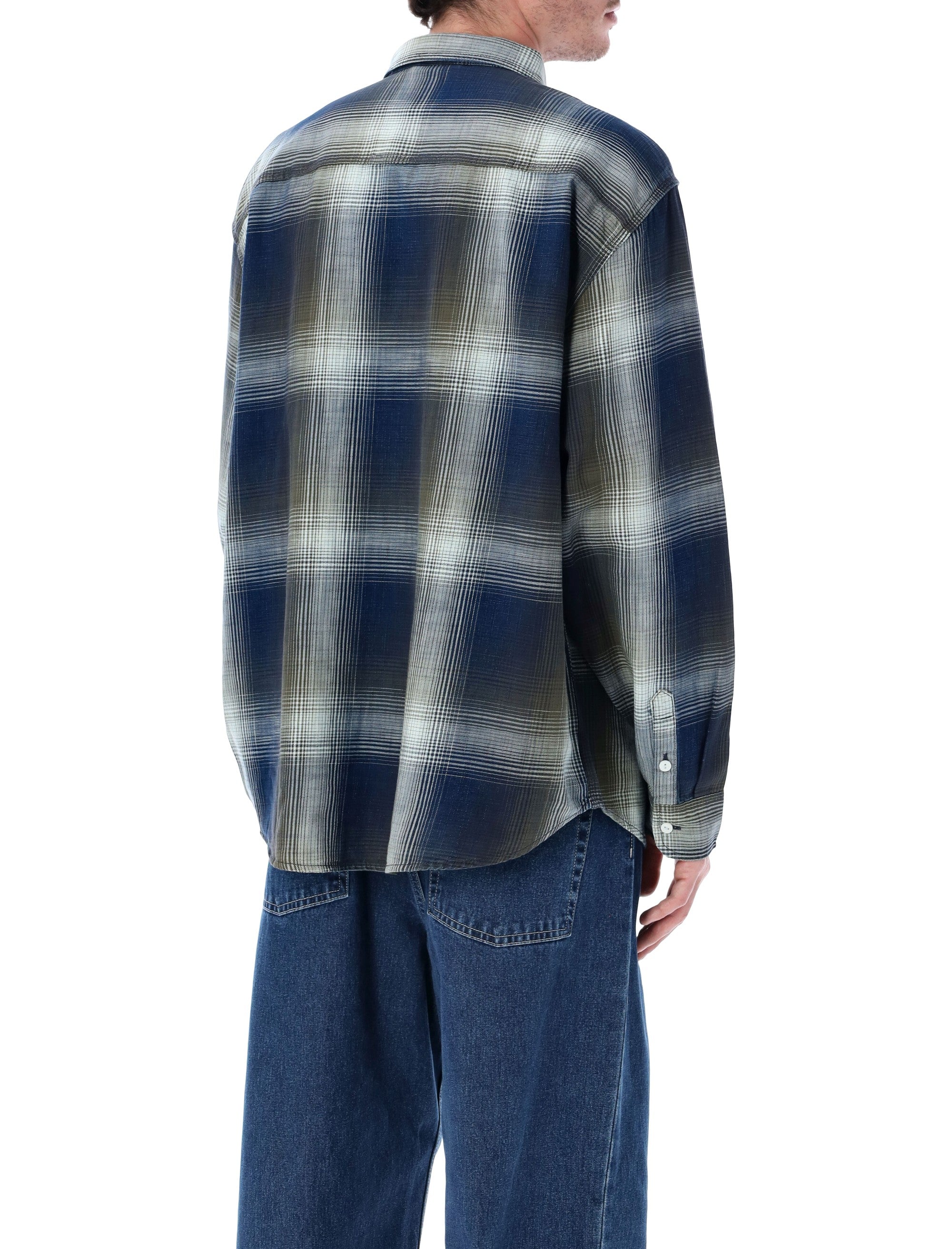Vans check shirt Mossy Olive Cotton