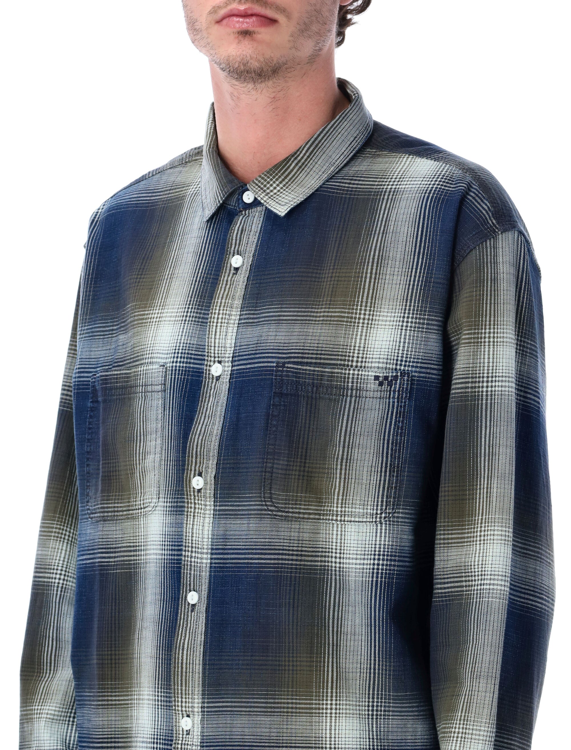 Vans check shirt Mossy Olive Cotton