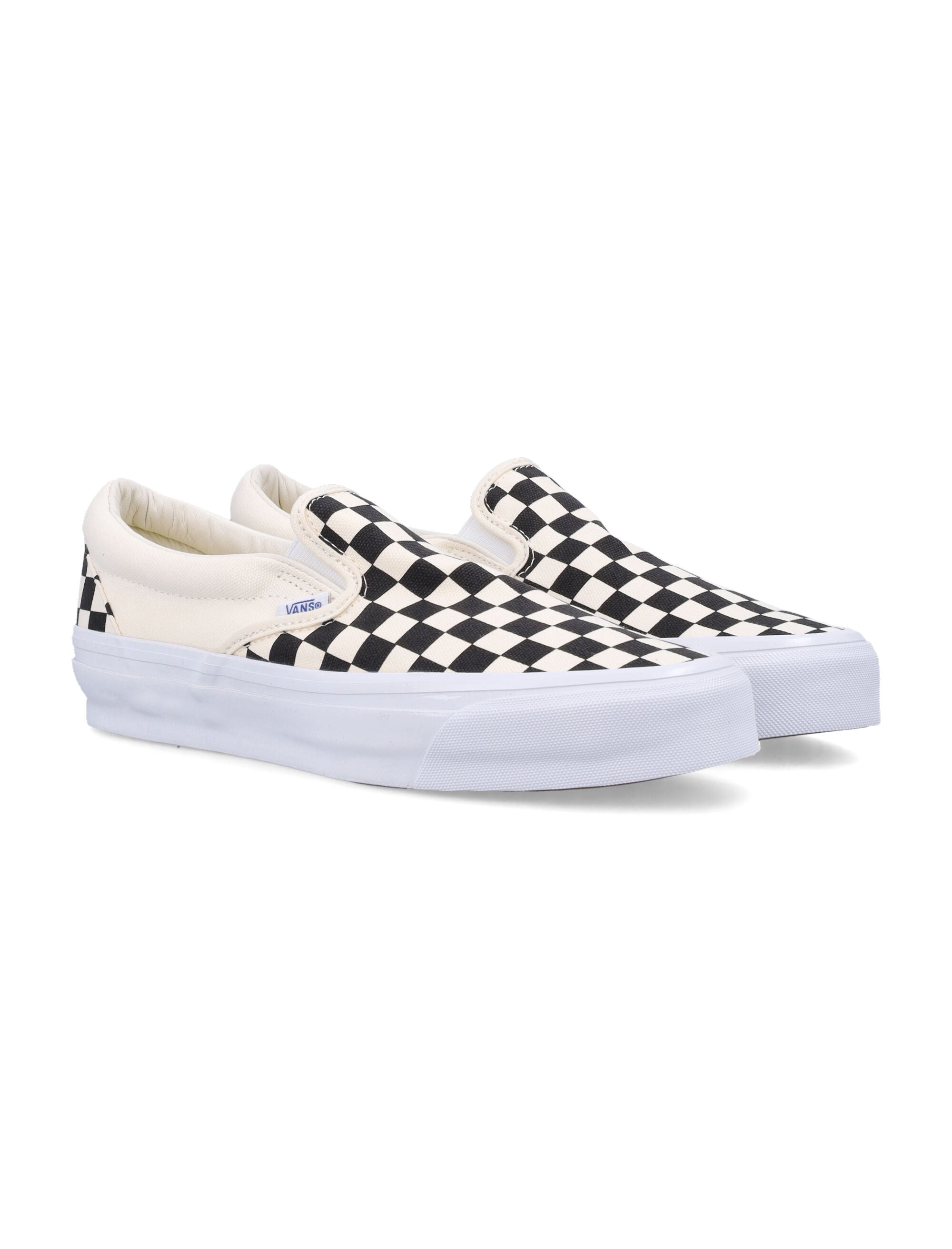 Vans Checkerboard LX Classic Slip-On 98 Black/off White Upper Sneaker