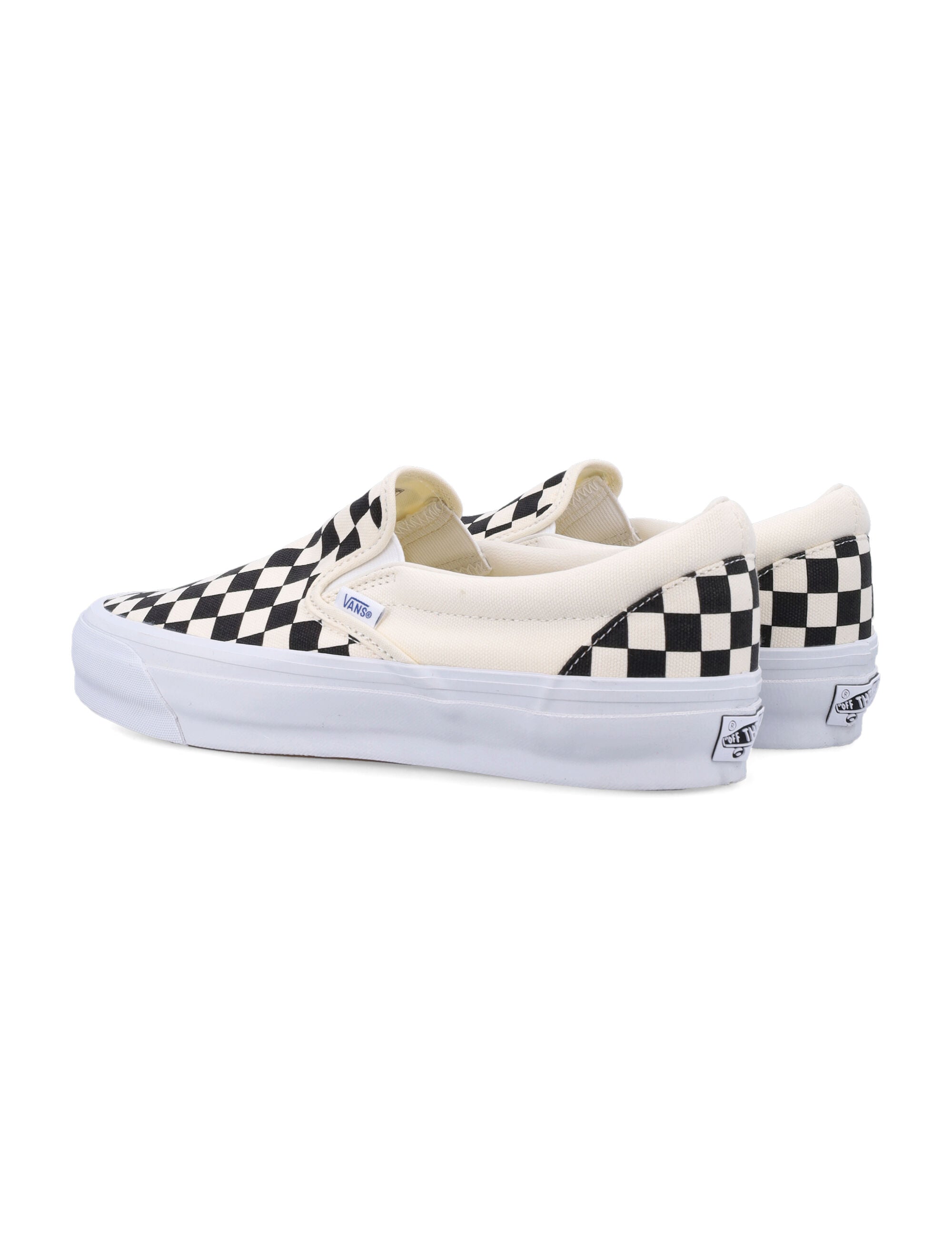 Vans Checkerboard LX Classic Slip-On 98 Black/off White Upper Sneaker