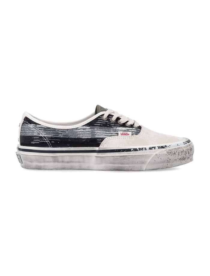 Vans Authentic Premium Low-Top Sneakers Black/white Textile Sole