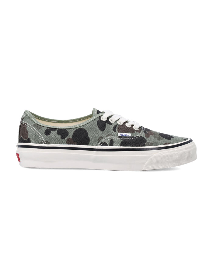 Vans Authentic Premium Green Camo Print Shoes Duck Cotton Sole Sneaker