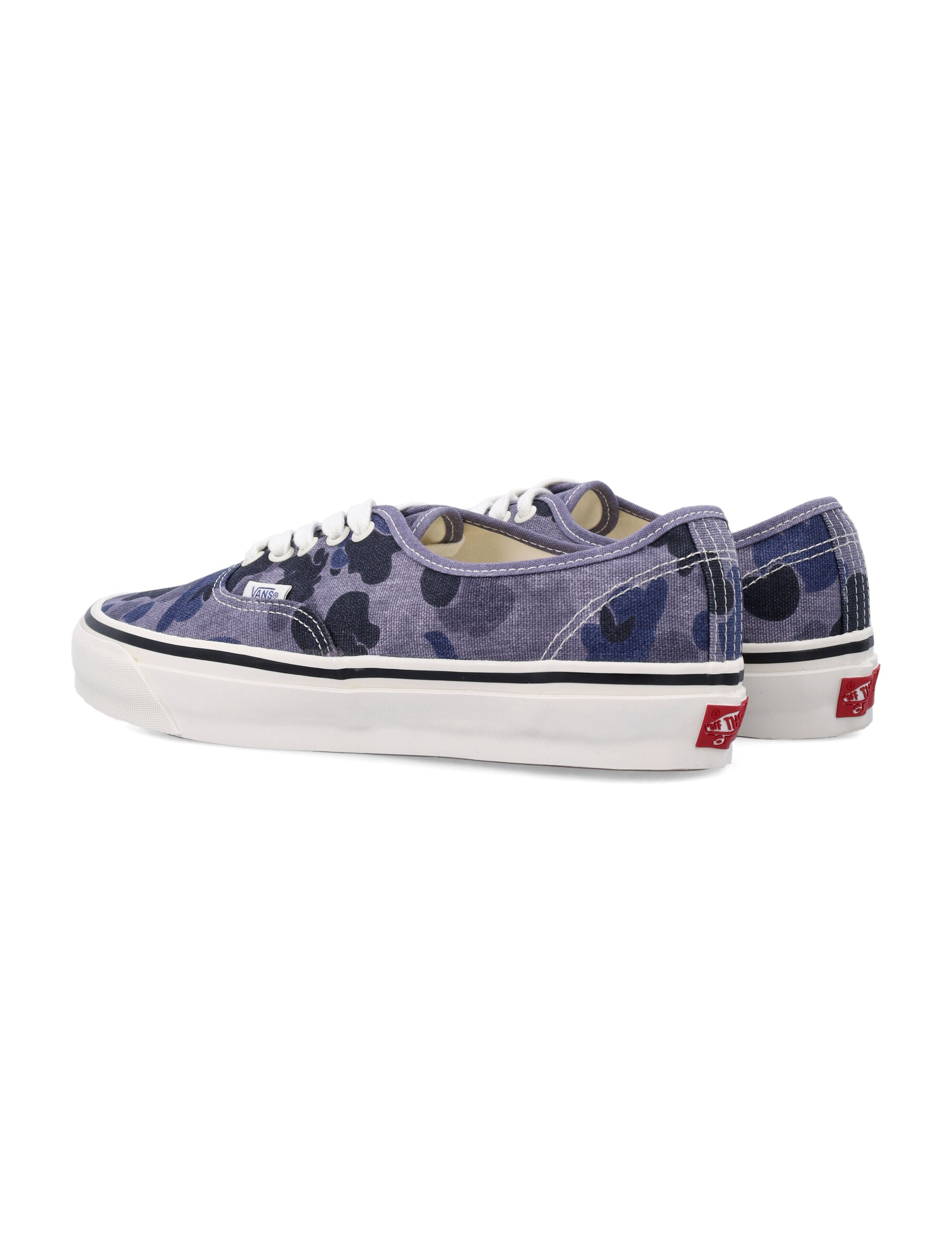 Vans Authentic Premium purple camo print shoes Duck Lavender Cotton Sole Sneaker