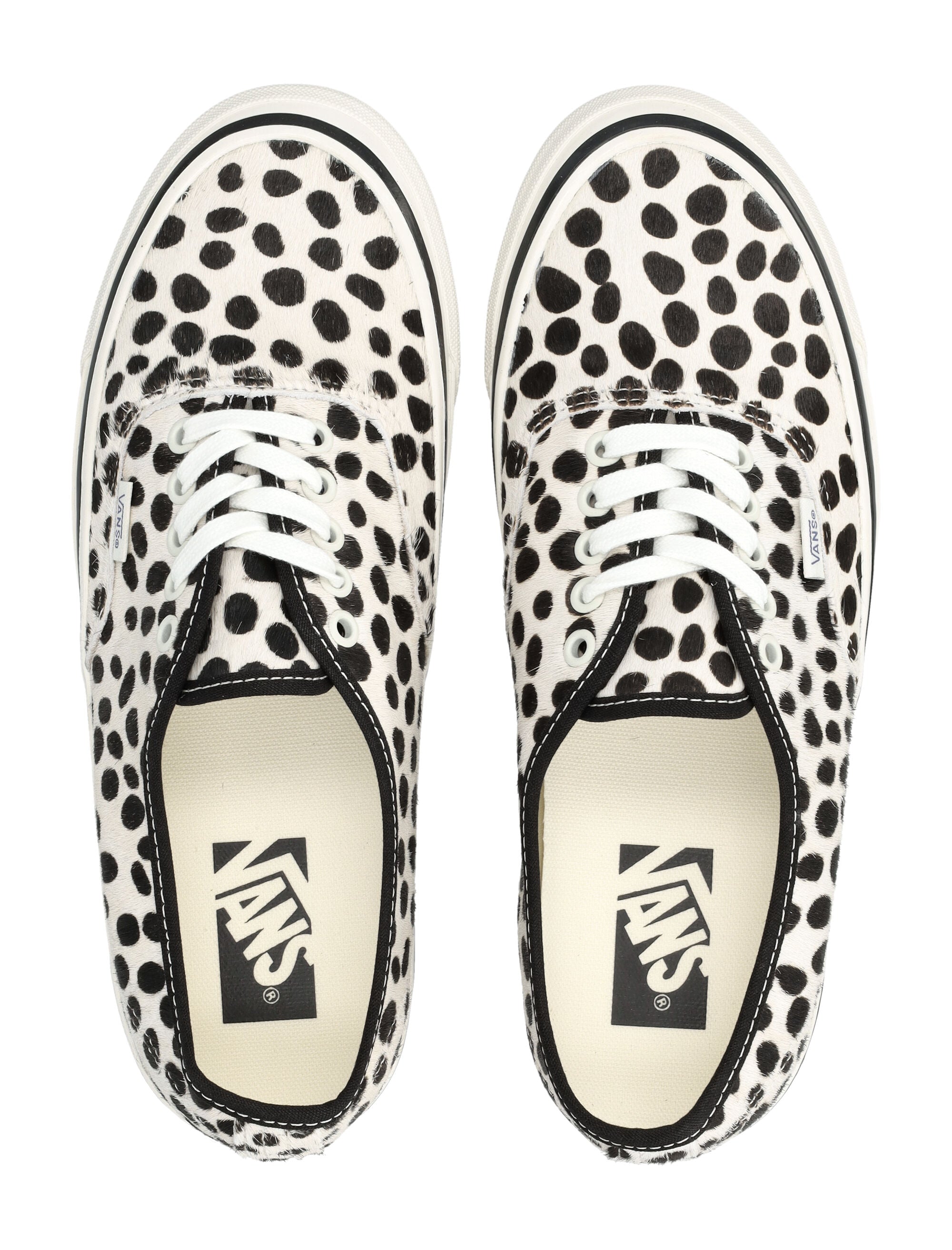 Vans Pony Hair With A Dalmatian Print Authentic Premium Shoes Upper Sneaker