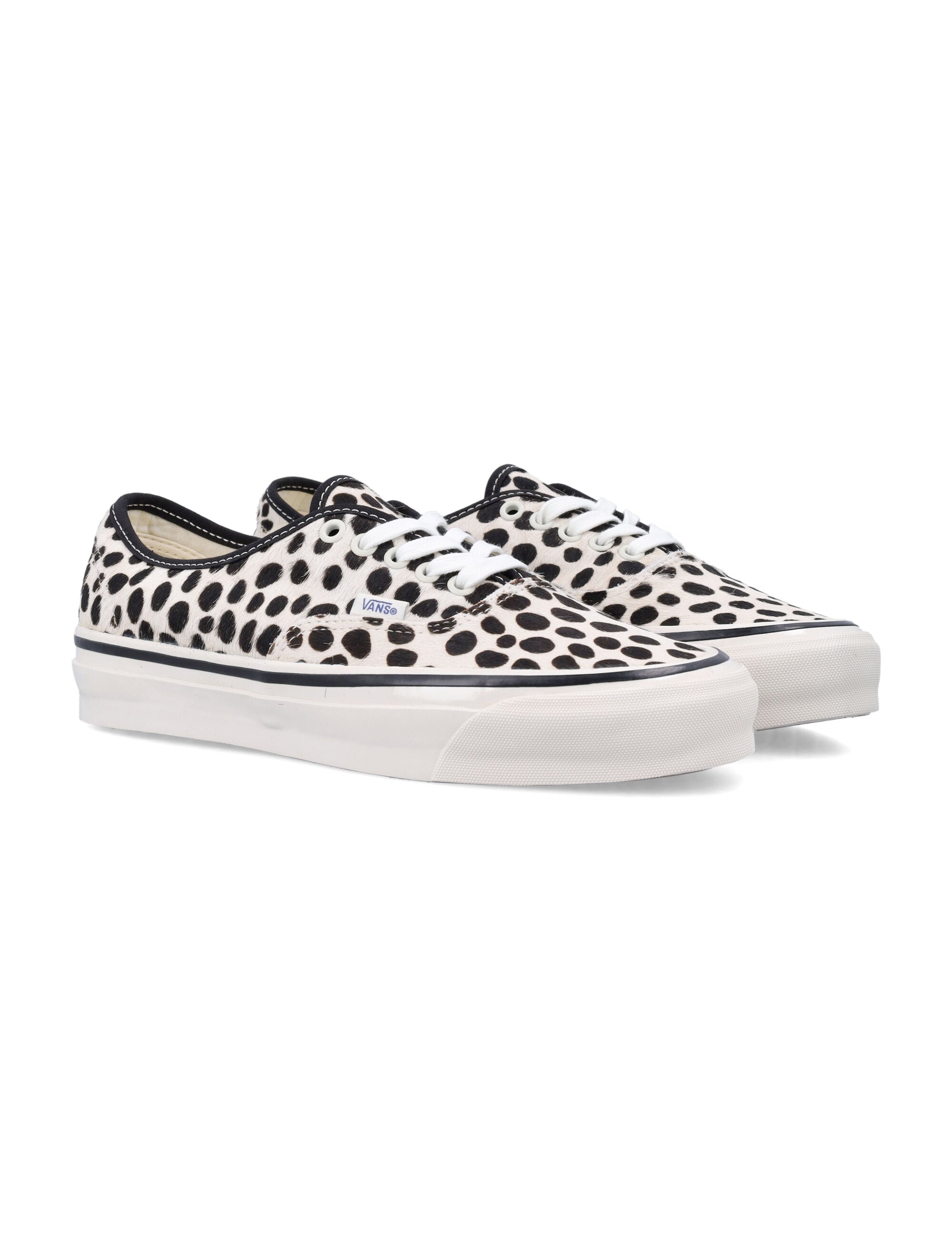 Vans Pony Hair With A Dalmatian Print Authentic Premium Shoes Upper Sneaker