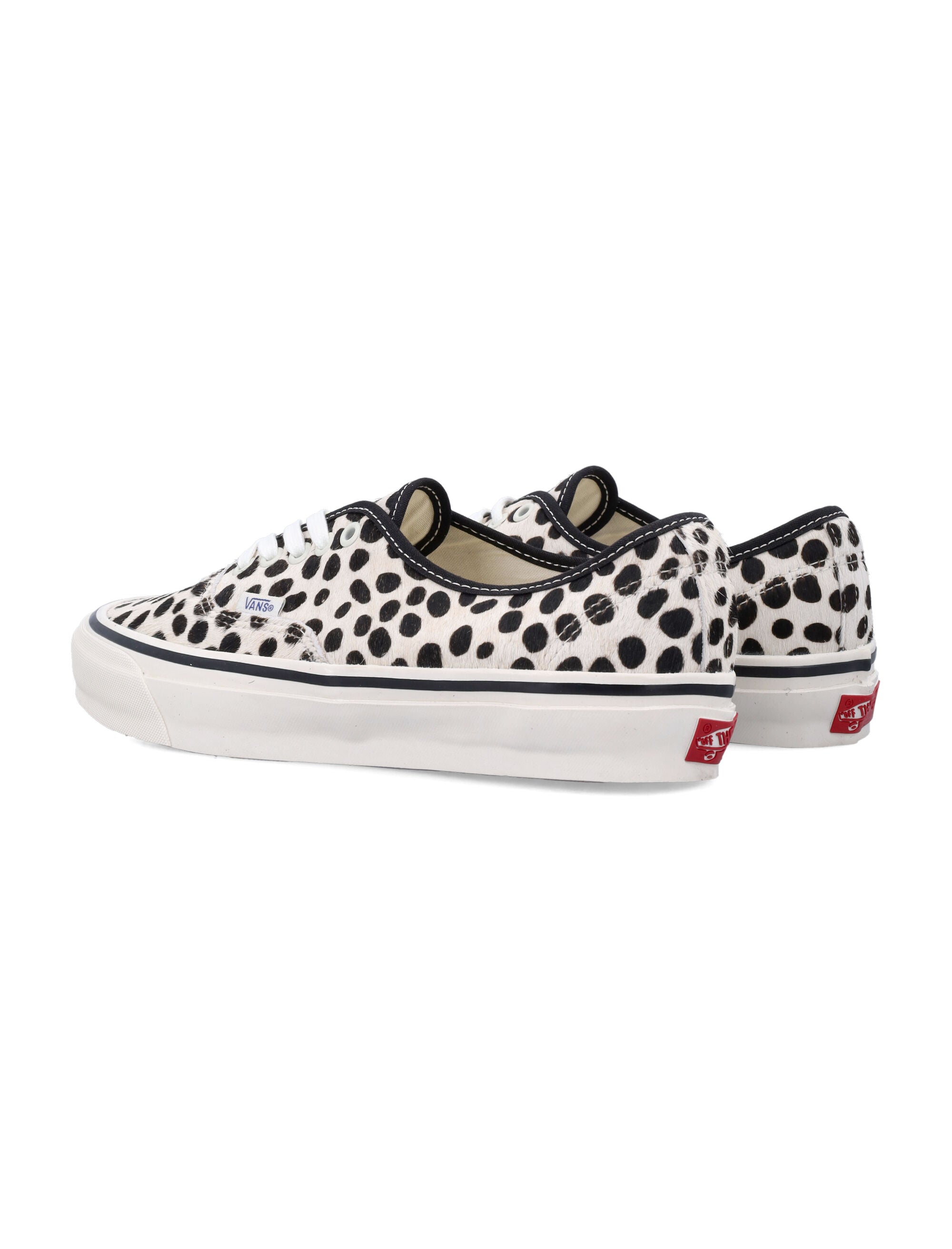 Vans Pony Hair With A Dalmatian Print Authentic Premium Shoes Upper Sneaker