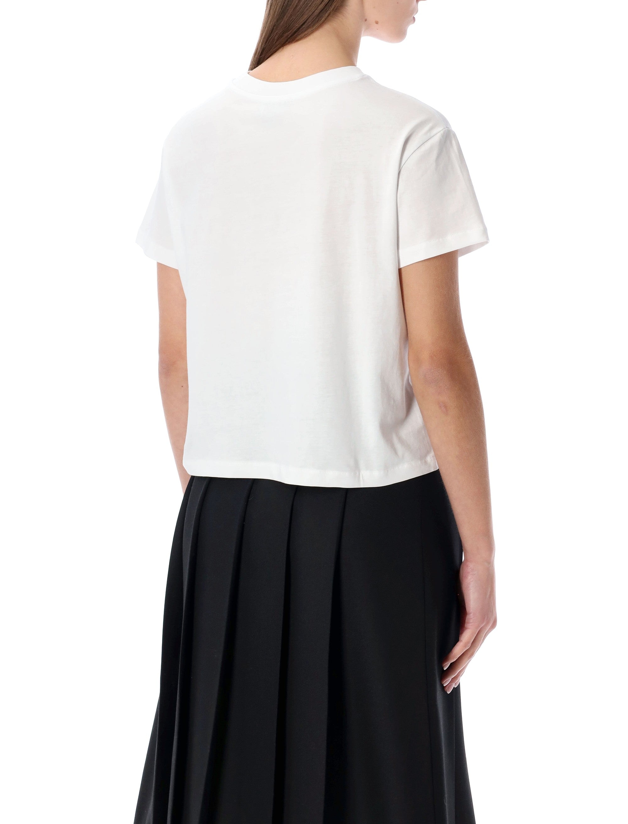 A.P.C. Rue Madame heavy cotton boxy t-shirt White Dark Navy Biological Tshirt