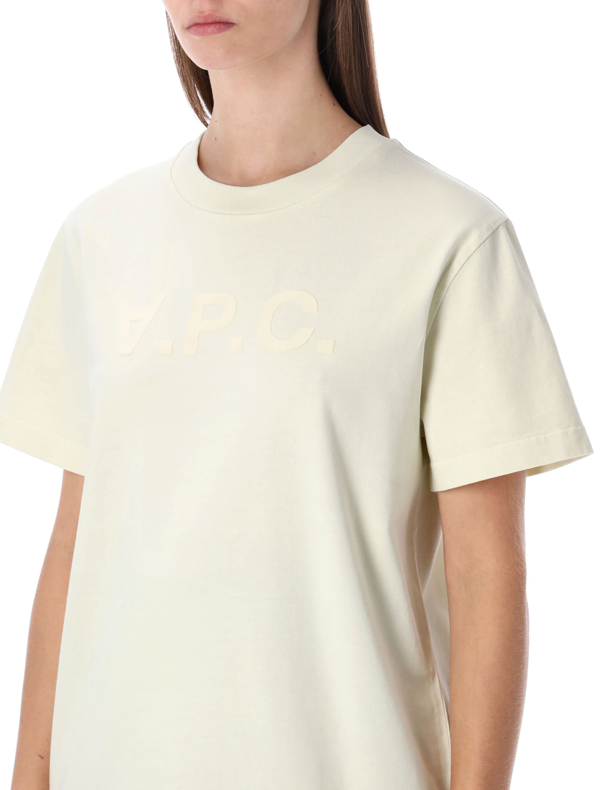 A.P.C. Standard Grand VPC cotton t-shirt Indigo Delave Ecru Biological Tshirt