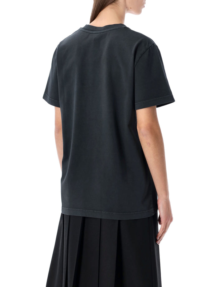 A.p.c. Standard Grand Vpc Cotton T-Shirt Noir Blanc Biological Tshirt