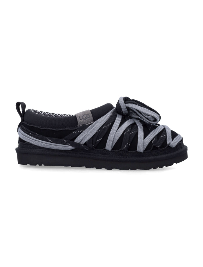 UGG Mens Tasman Lace Loafers Black Upper Flat Shoes
