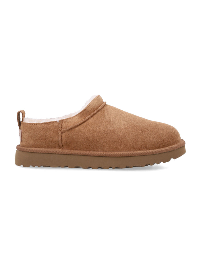 Mans UGG Classic Micro suede sheepskin boots Chestnut Upper