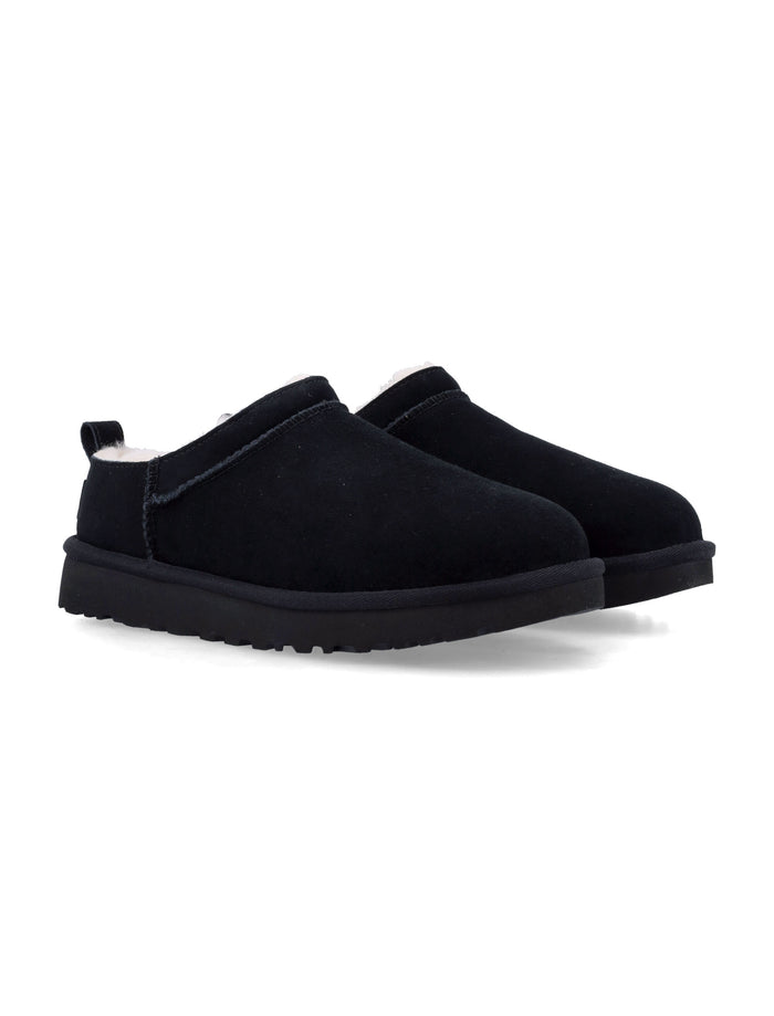 UGG Classic Micro suede sheepskin boots Black Upper Mules