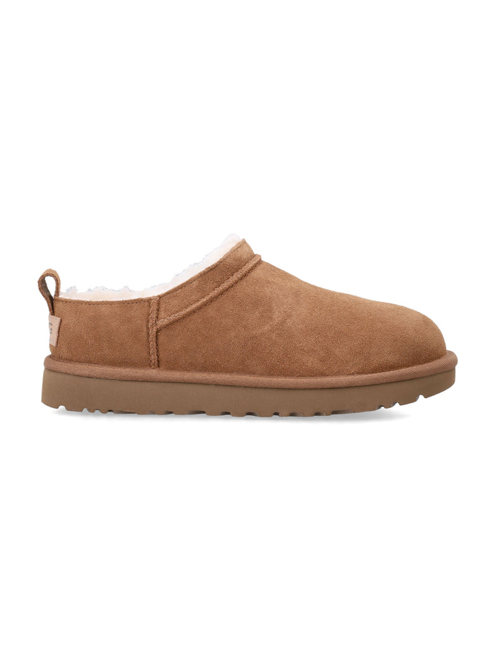 UGG Classic Micro suede sheepskin boots Chestnut Upper Mules