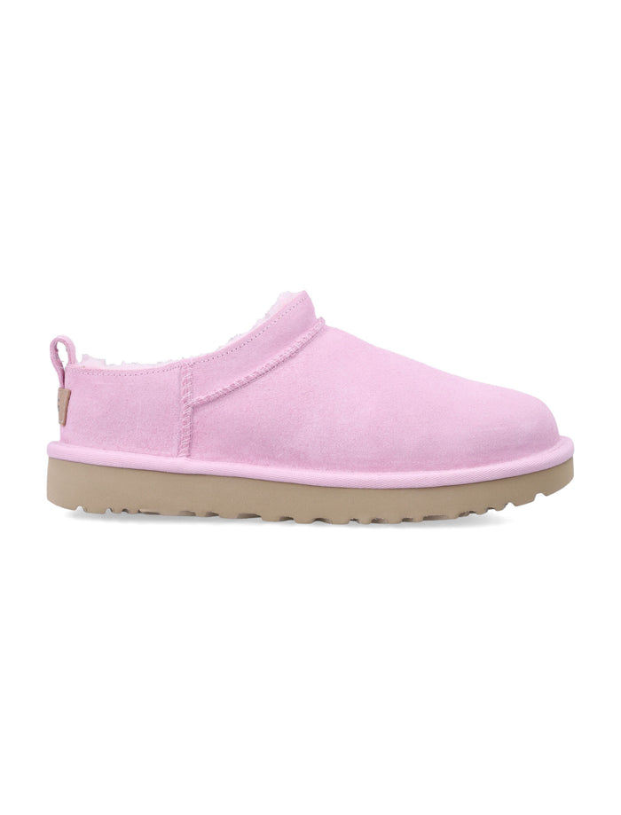 UGG Classic Micro suede sheepskin boots Pink Upper Mules