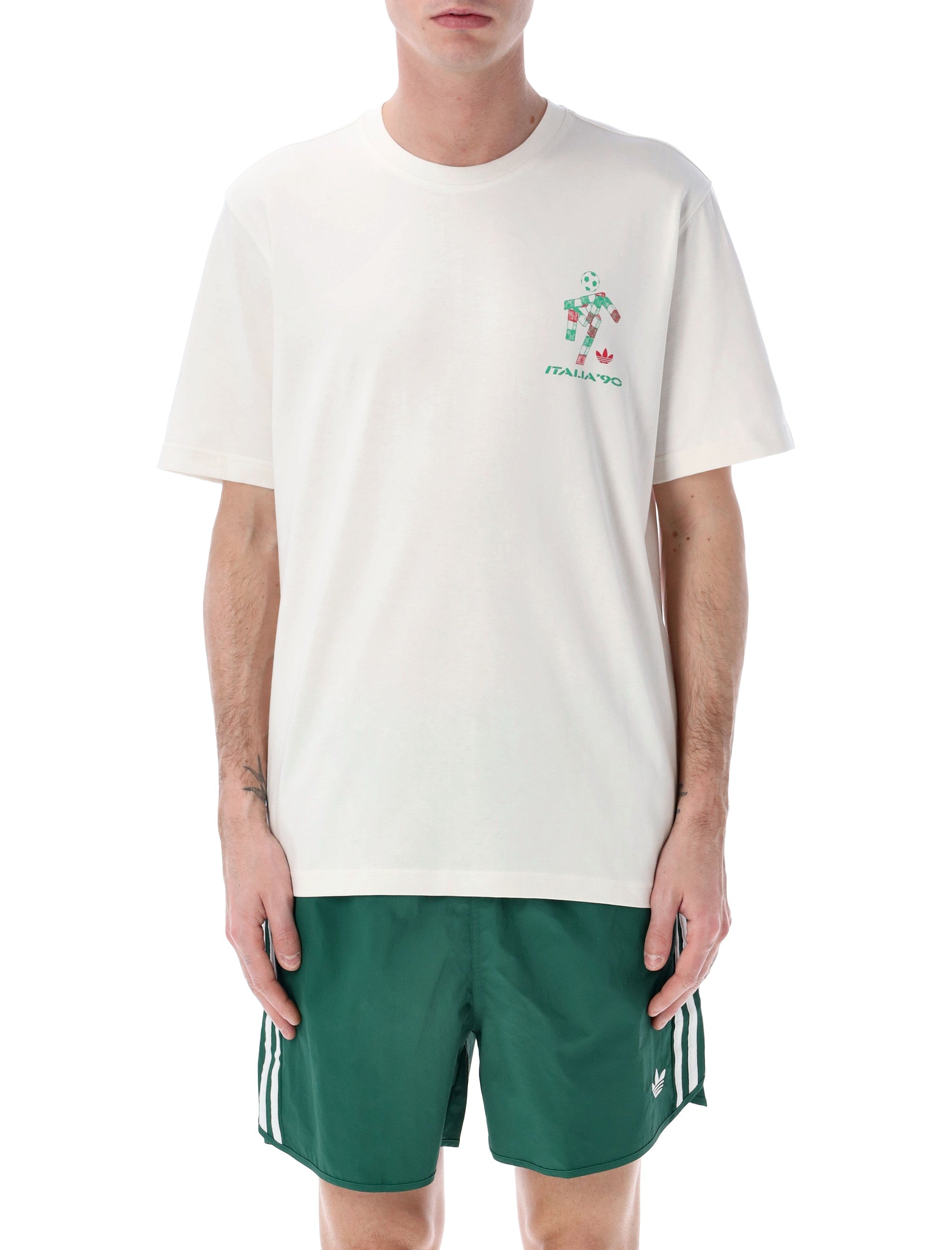 adidas World Cup Mascot T-shirt Cloud White Cotton