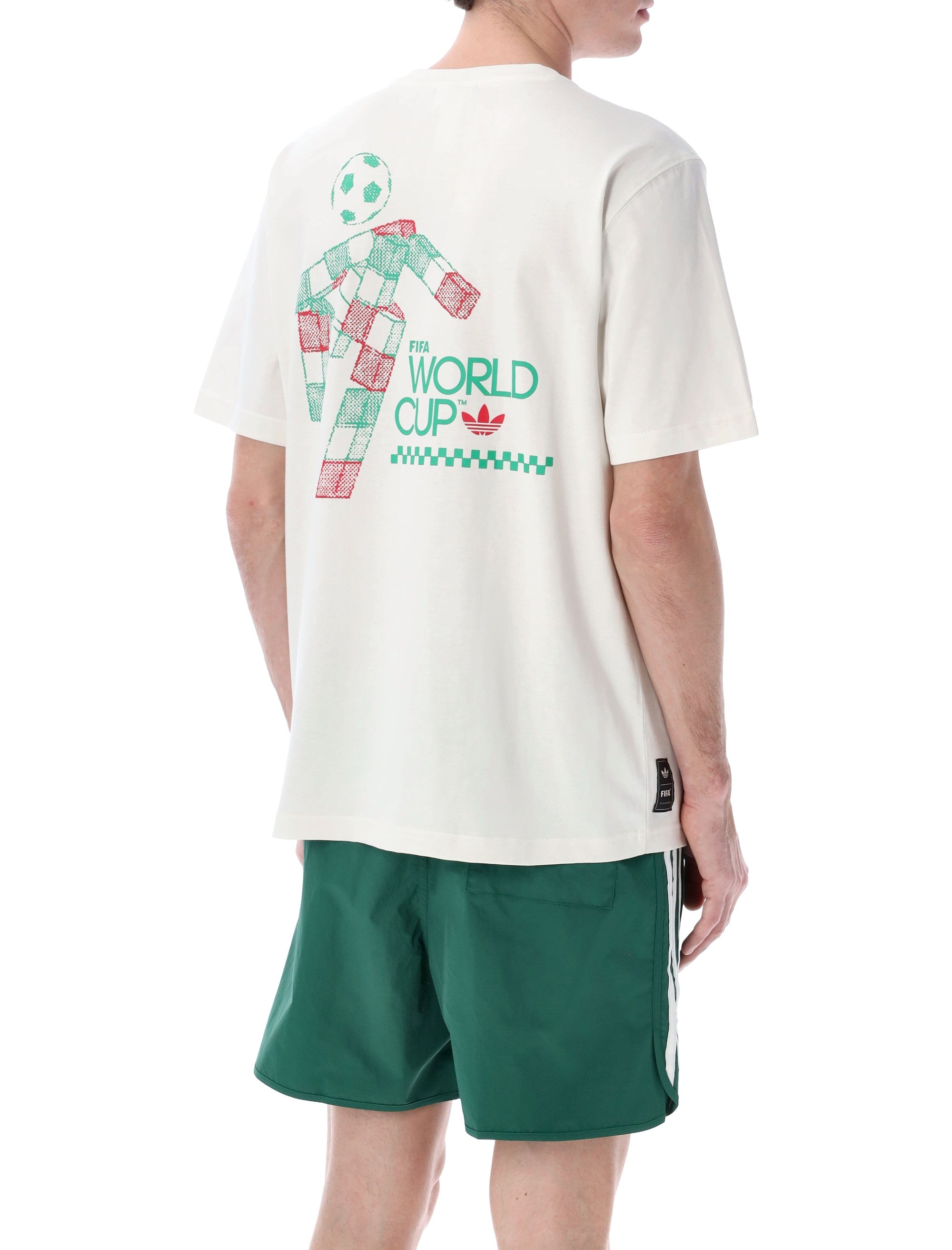 adidas World Cup Mascot T-shirt Cloud White Cotton
