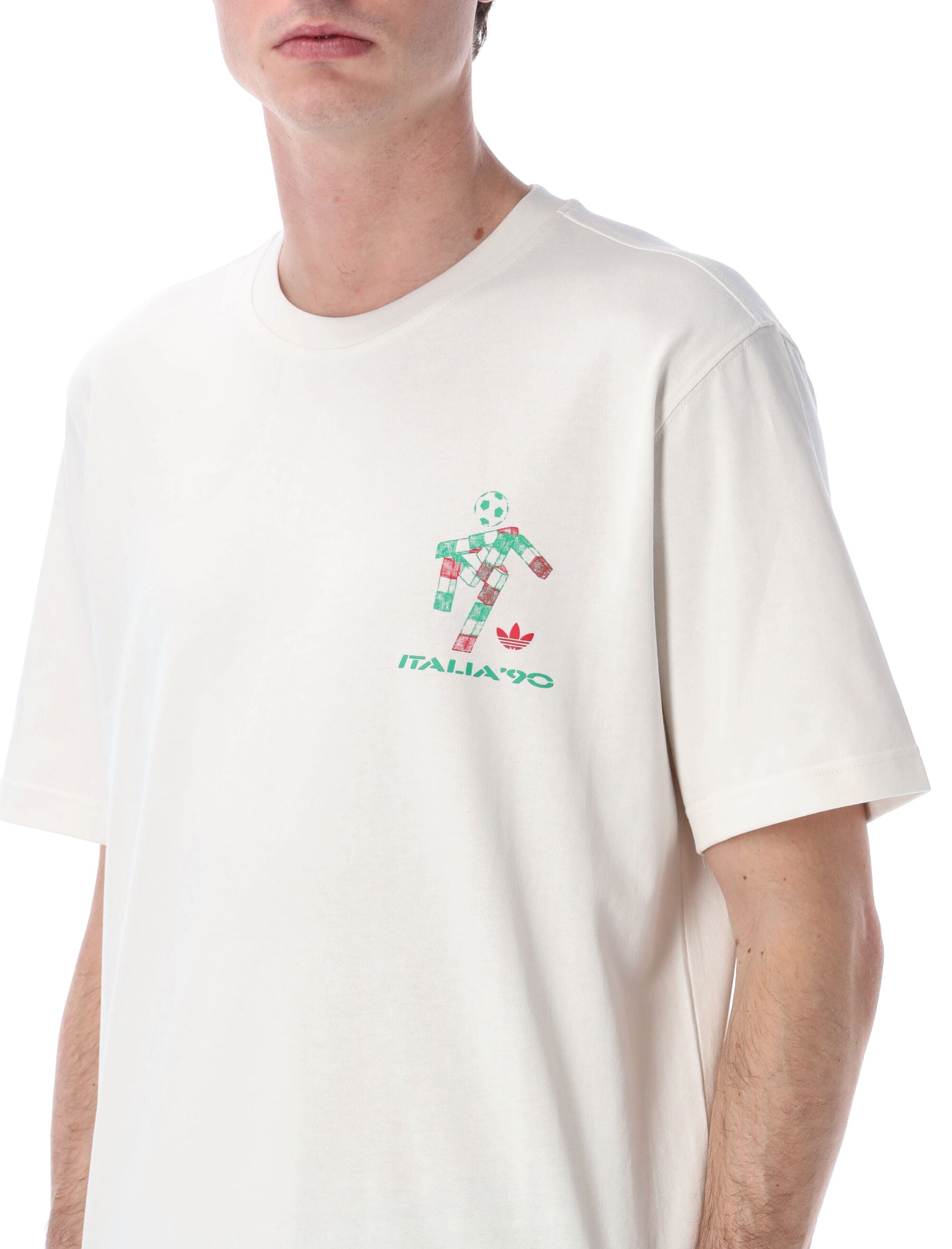 adidas World Cup Mascot T-shirt Cloud White Cotton