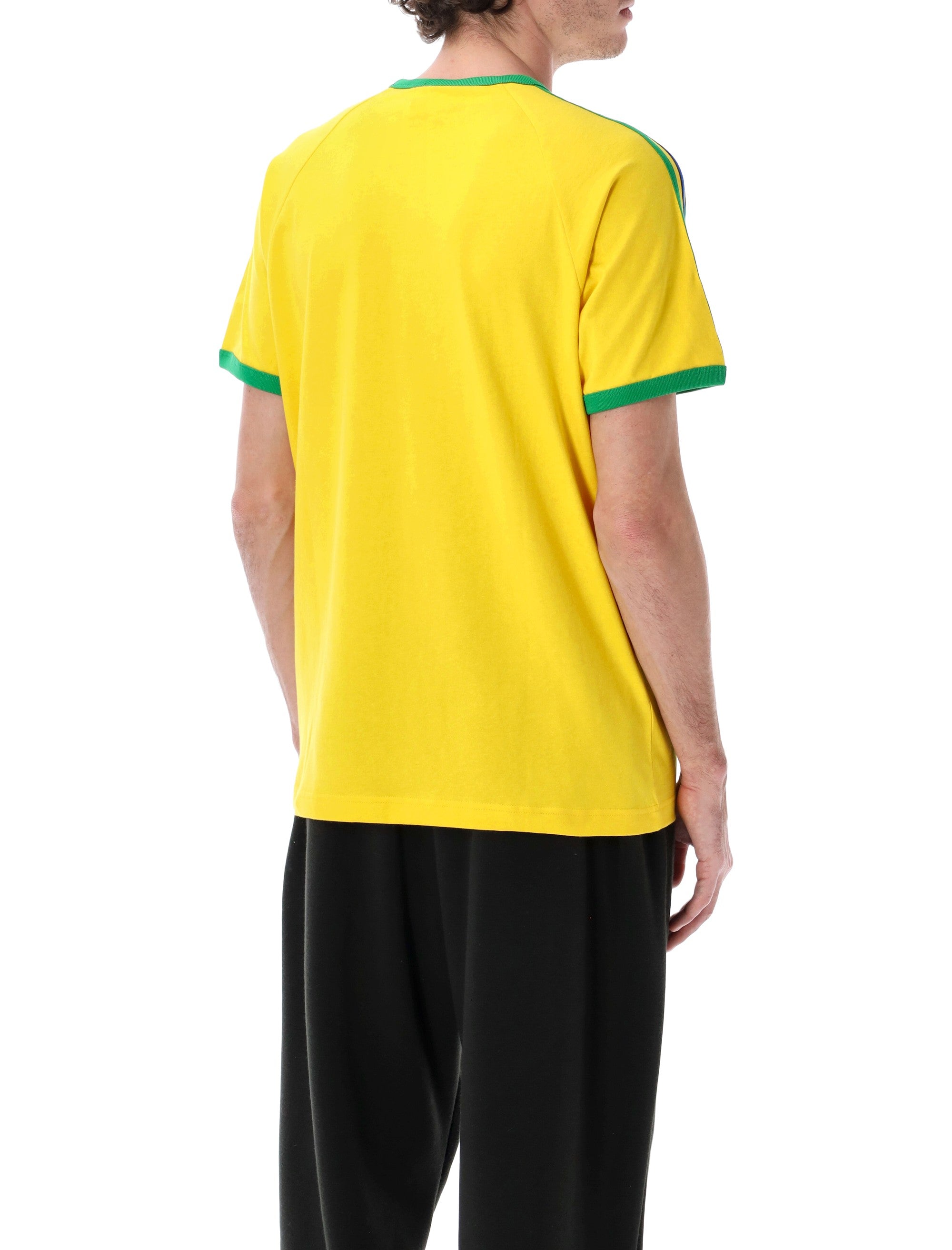 Adidas 3-Stripes Adicolor cotton t-shirt Eqt Yellow
