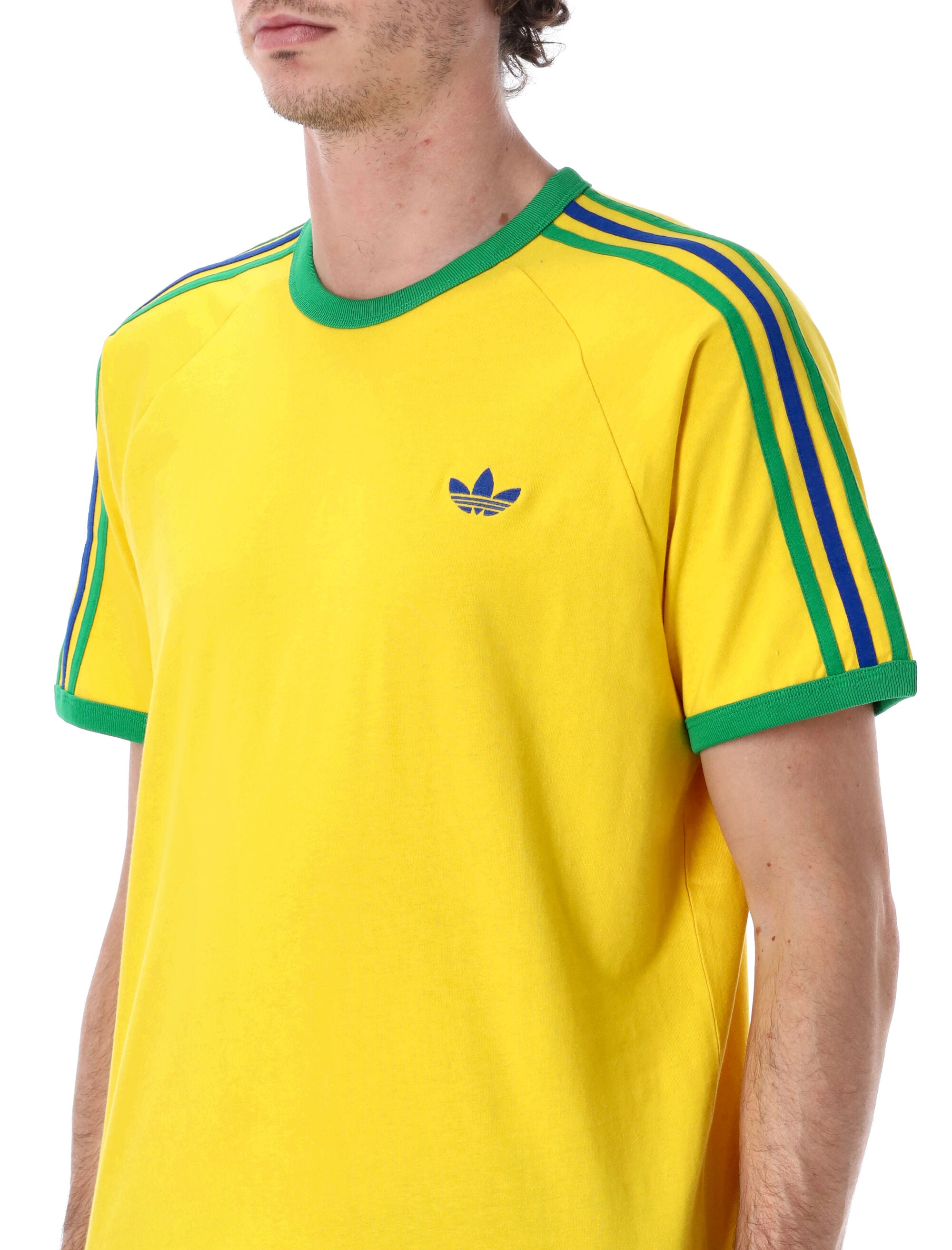 Adidas 3-Stripes Adicolor cotton t-shirt Eqt Yellow