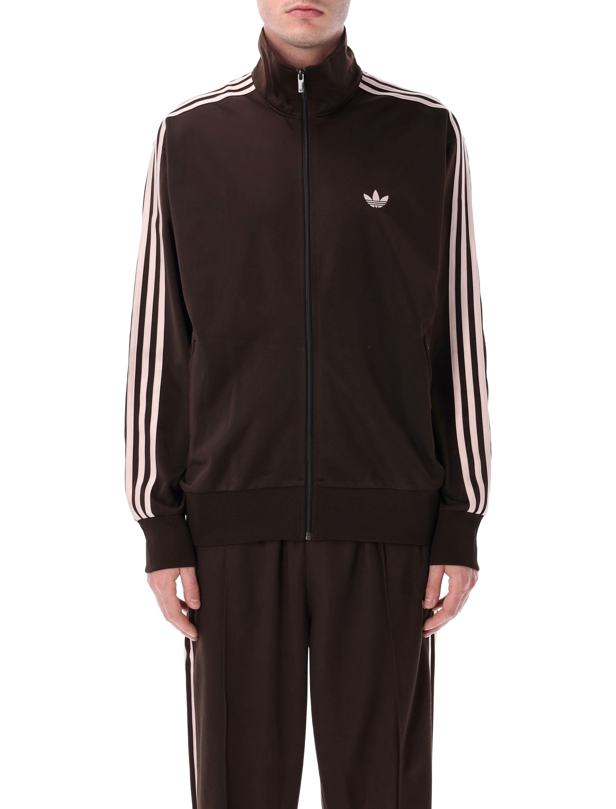 adidas Originals Firebird loose-fit track top Aurora Coffee Recycled Polyester Sweatshirt