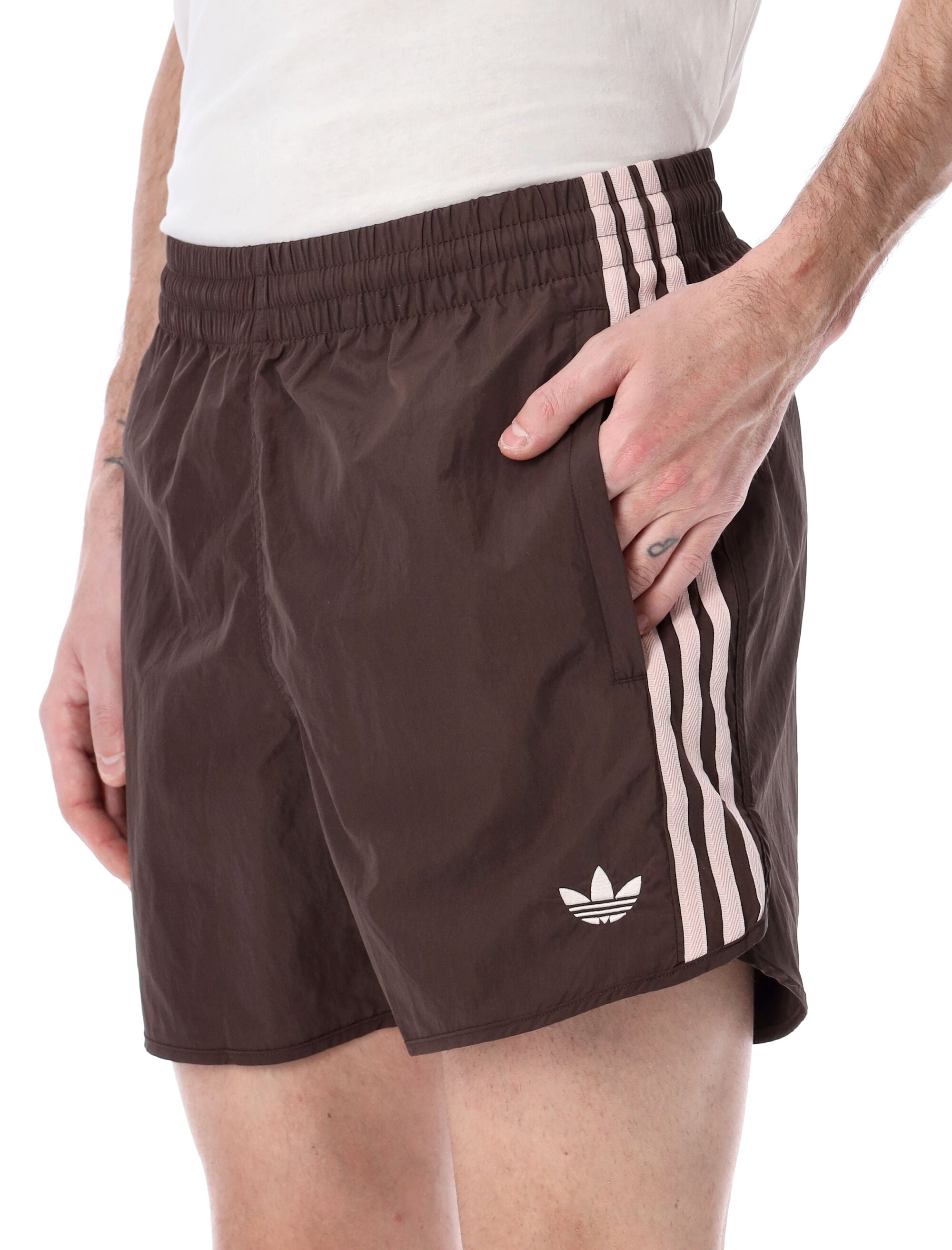 Adidas Originals brown Sprinter shorts Auco Recycled Polyamide
