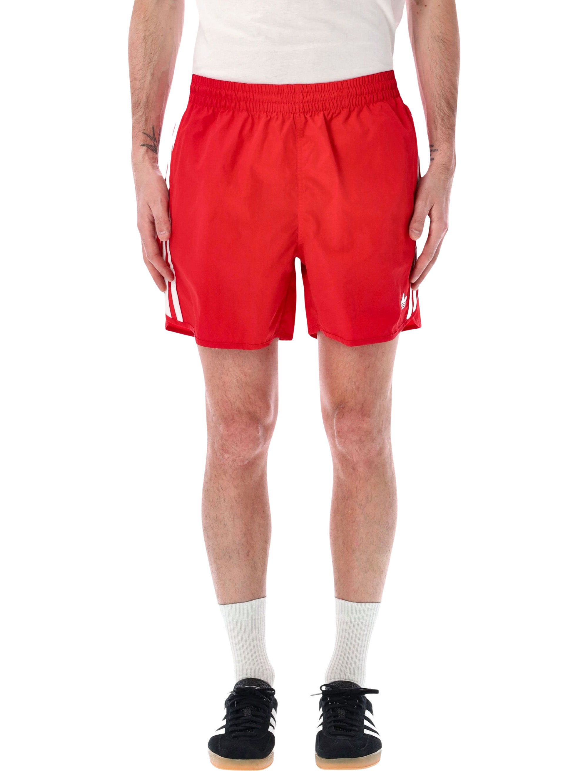 adidas Originals Sprinter drawcord shorts Better Scarlet Recycled Polyamide
