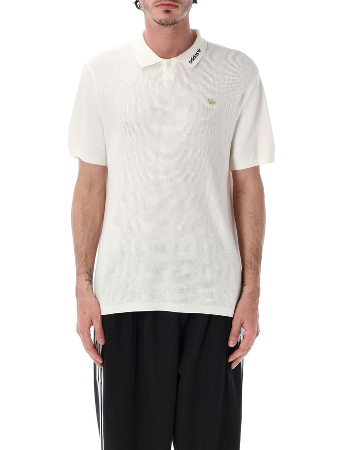 Adidas Originals Premium Polo Cloud White Cotton T-shirt