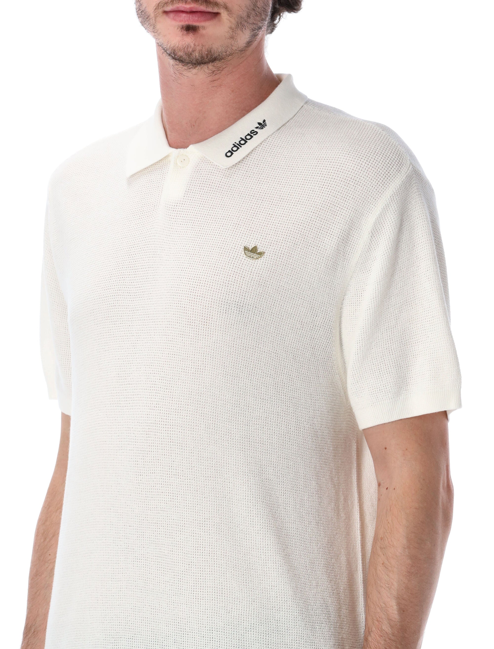 Adidas Originals Premium Polo Cloud White Cotton T-shirt