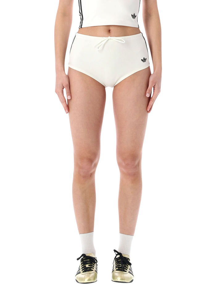 adidas Originals white Sport tight shorts Cotton
