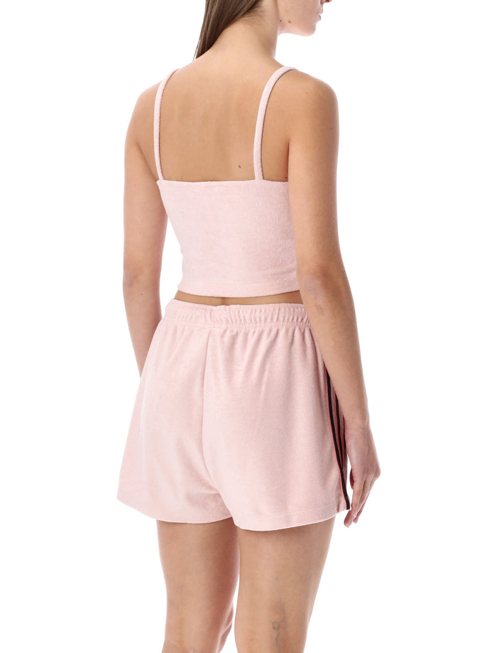 Adidas Originals pink terry bandeau top Sandy Cotton