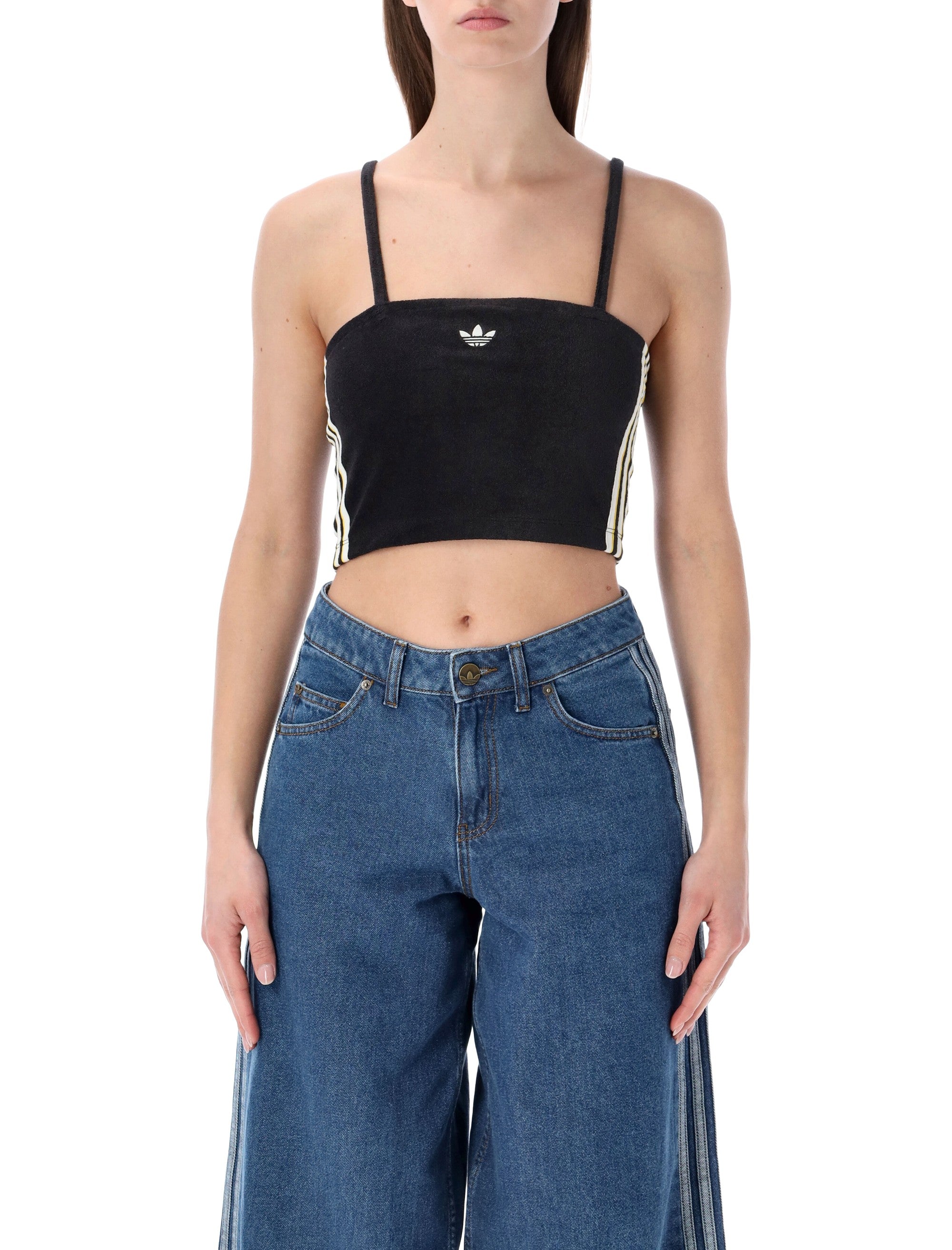 Adidas Originals TT chenille tank top Black Cotton
