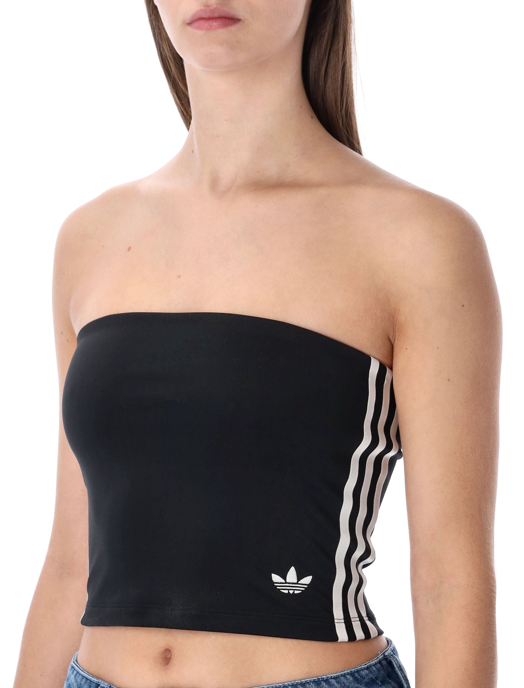 Adidas Originals black tube top Recycled Polyester