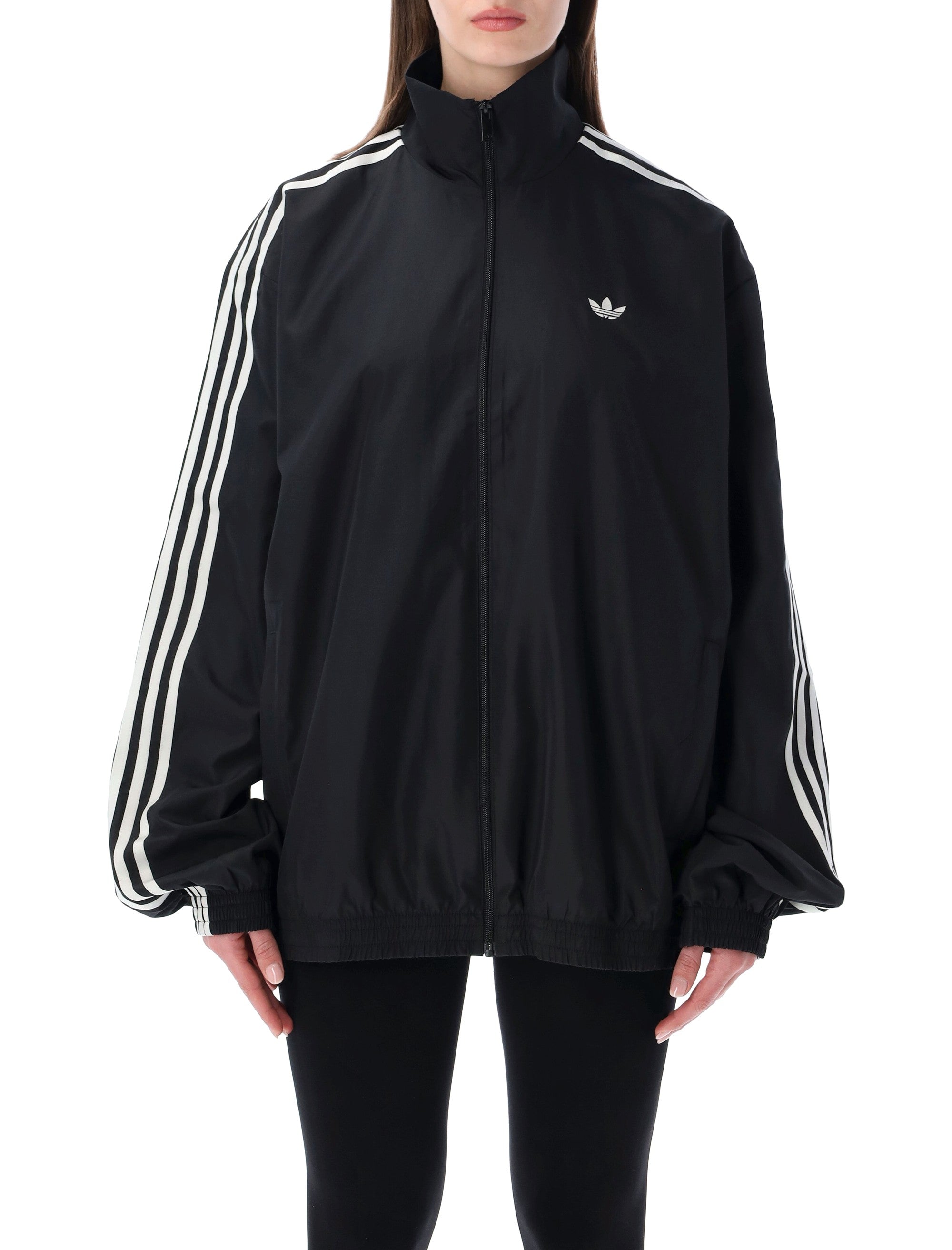 adidas Originals Firebird Adilenium track top Black Recycled Polyester Sweatshirt