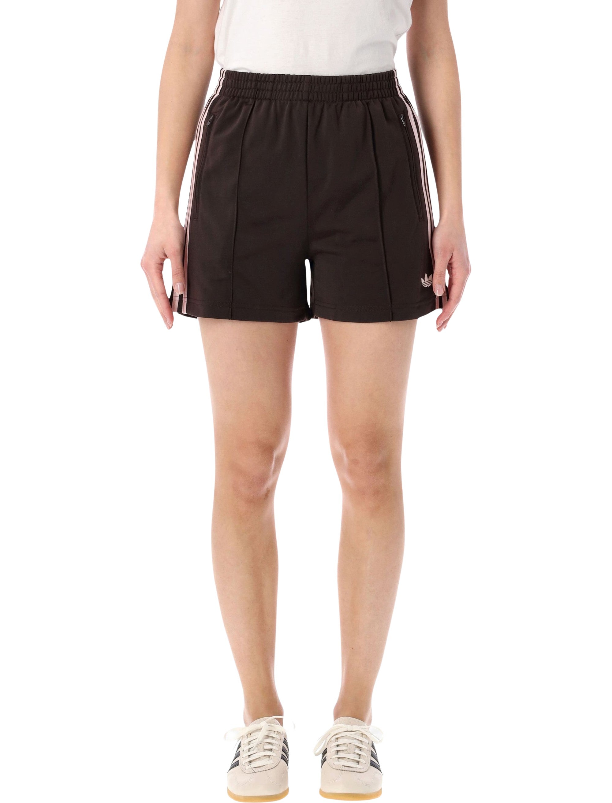 adidas Originals brown Firebird Classic shorts Aurora Coffe Recycled Polyester