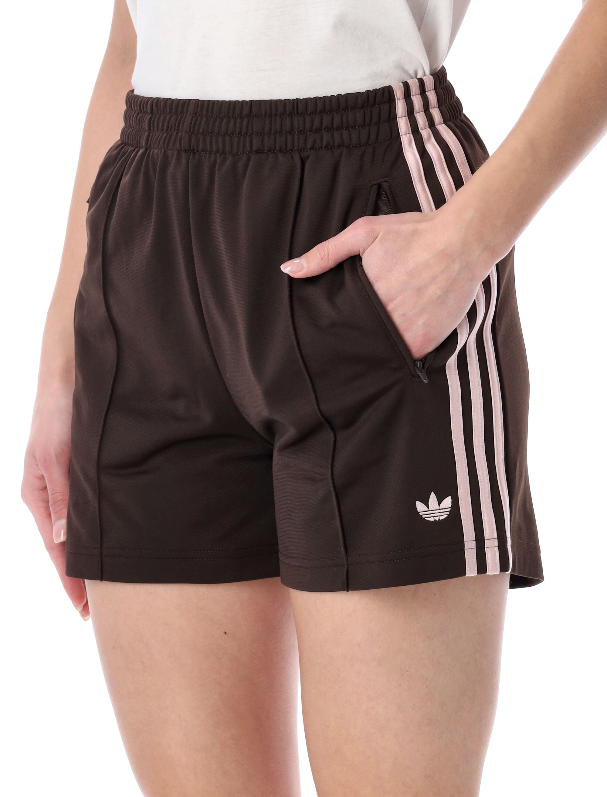 adidas Originals brown Firebird Classic shorts Aurora Coffe Recycled Polyester
