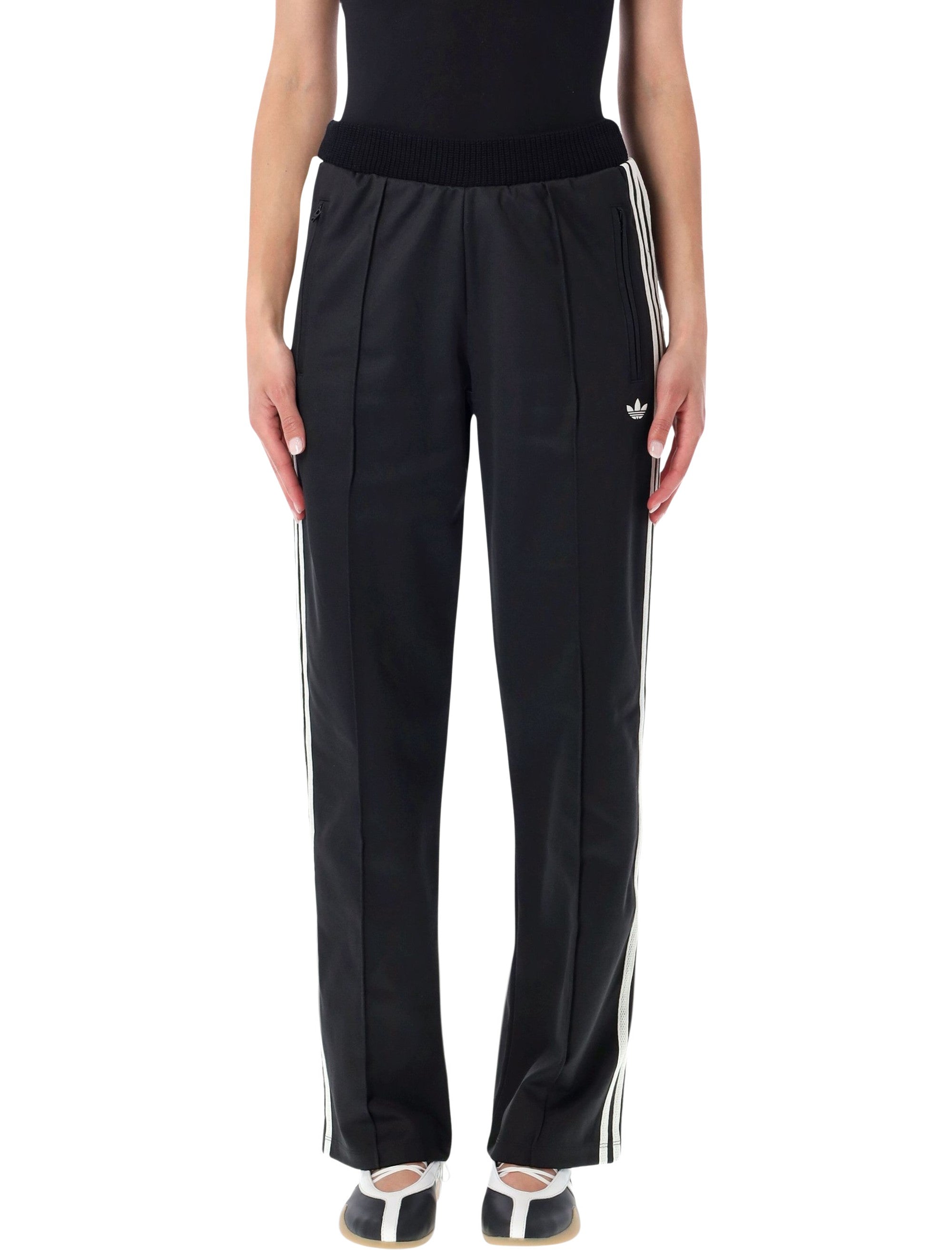 Adidas Originals Black Firebird Track Pants Cotton