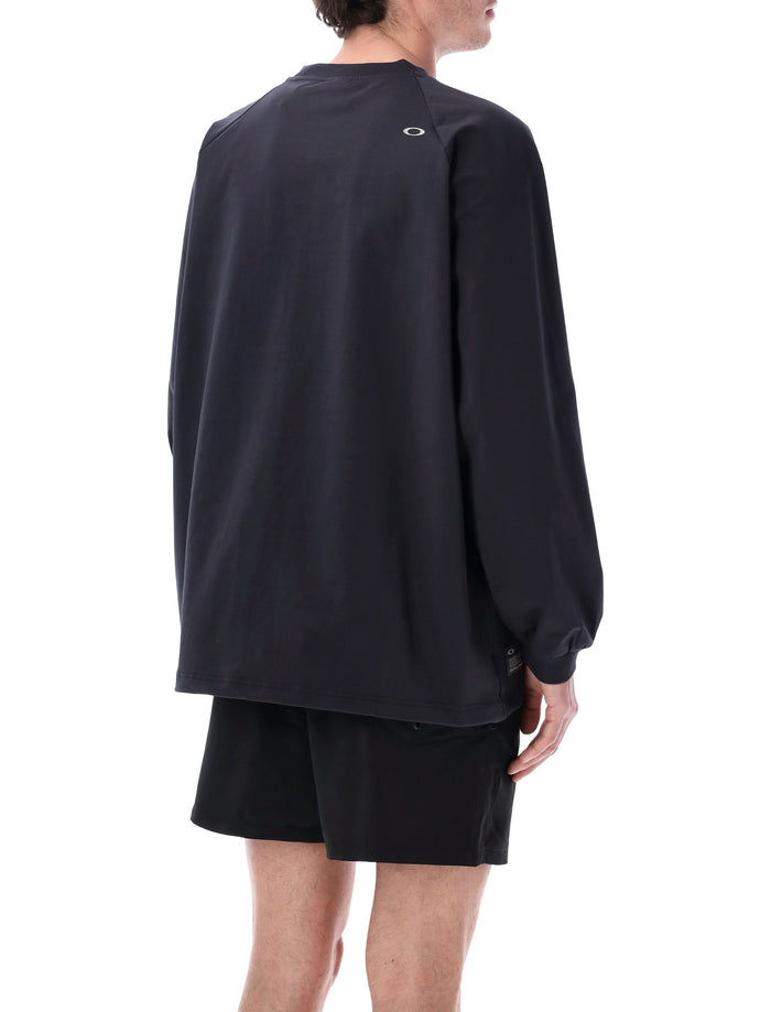 Oakley Fgl Slick Crew 6.0 Long-Sleeve Top Phantom Cotton Tshirt